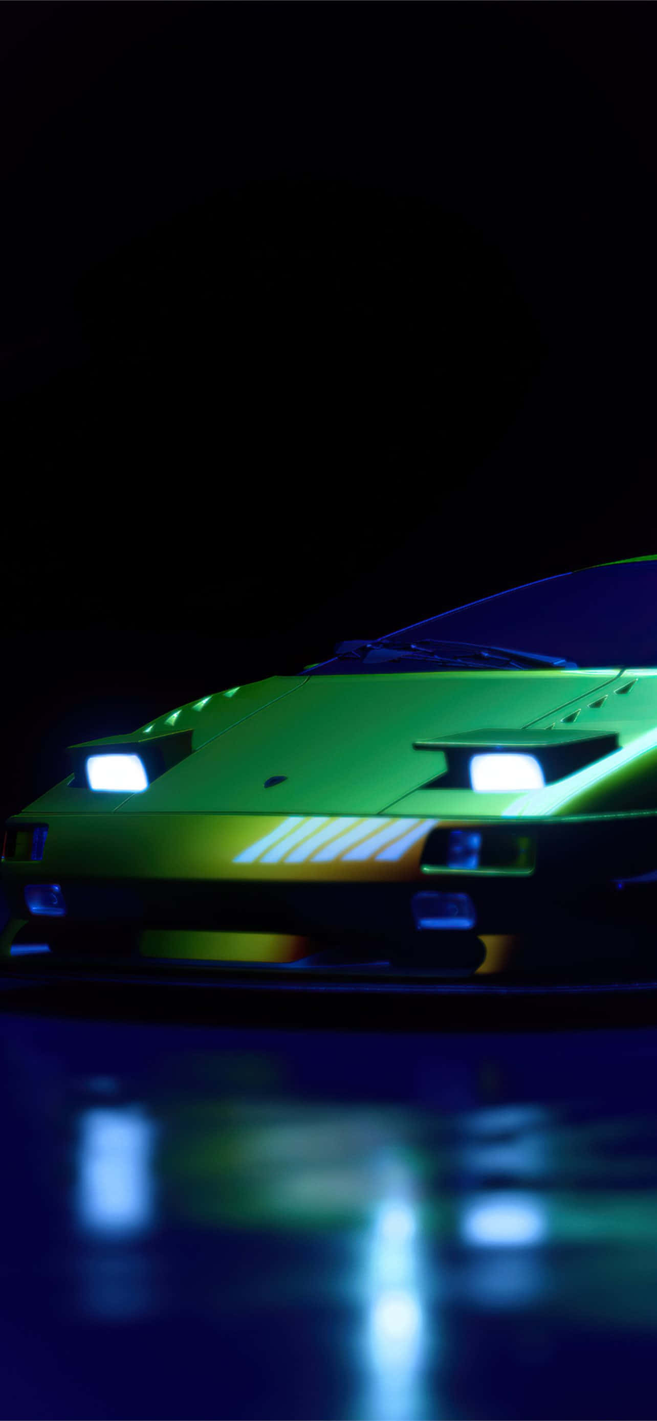 Pixel 3 Need For Speed Background Dark Yellow Lamborghini Picha ya Ukuta