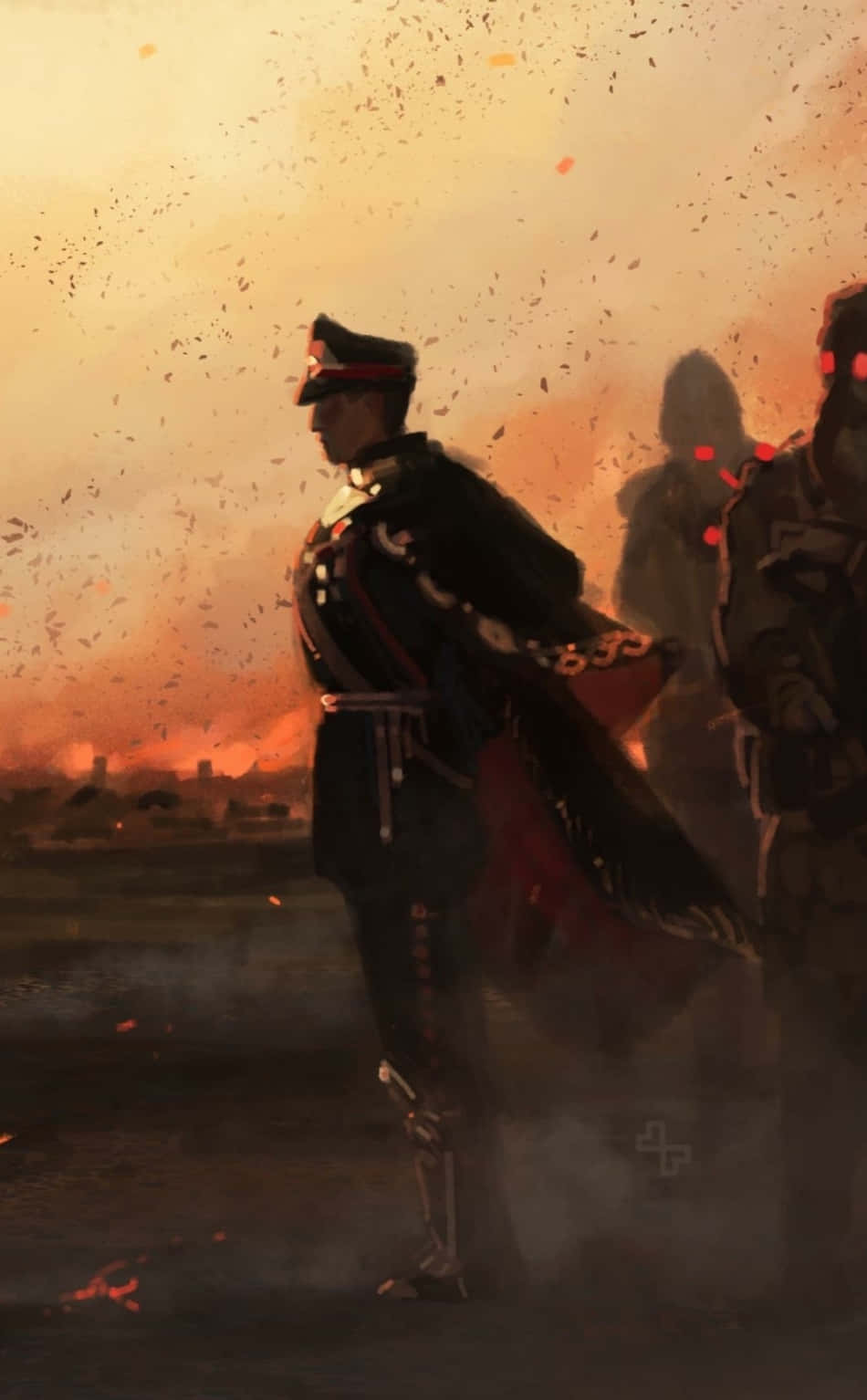 Pixel 3xl Battlefield 1 Background A Commander With His Soldiers Picha ya Ukuta