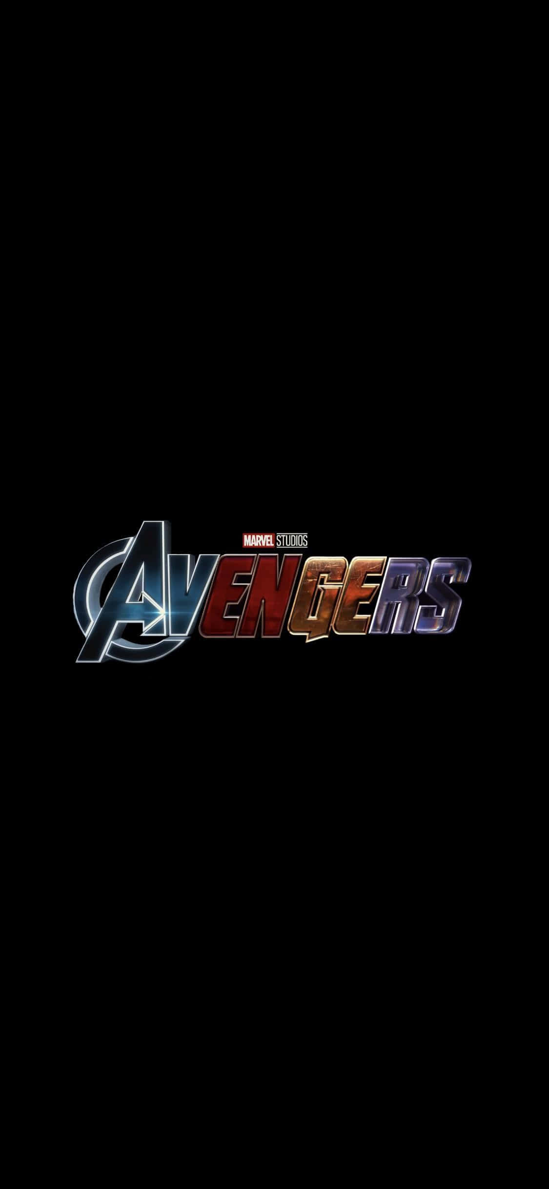 Pixel 3xl Mkanda wa Marvel's Avengers Logo katika Athari Mbalimbali Picha ya Ukuta