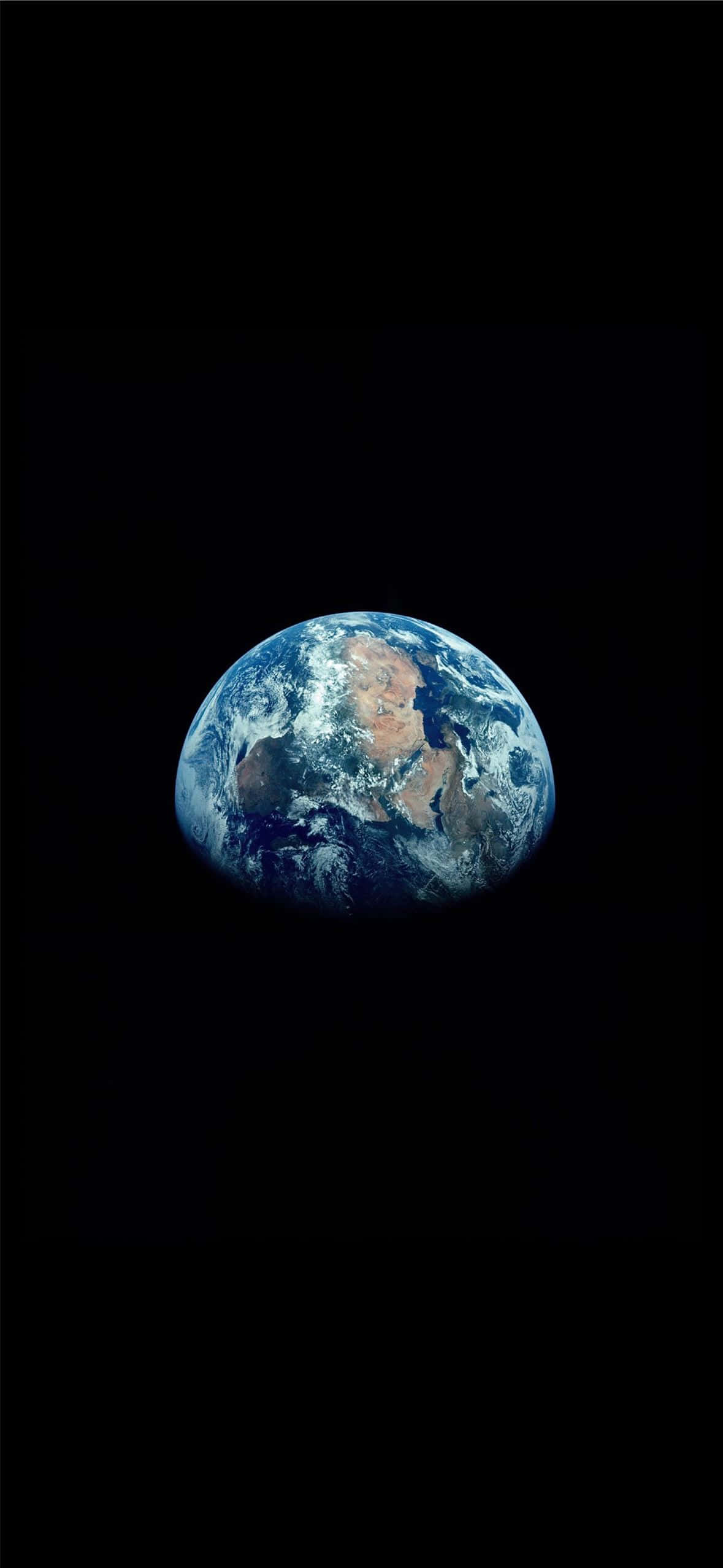 Planet Earth Pixel 3 OLED Background Picha ya Ukuta
