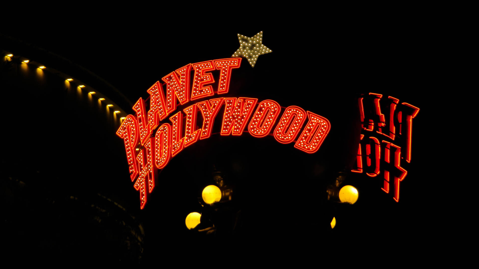 Planet Hollywood Signage Picha ya Ukuta