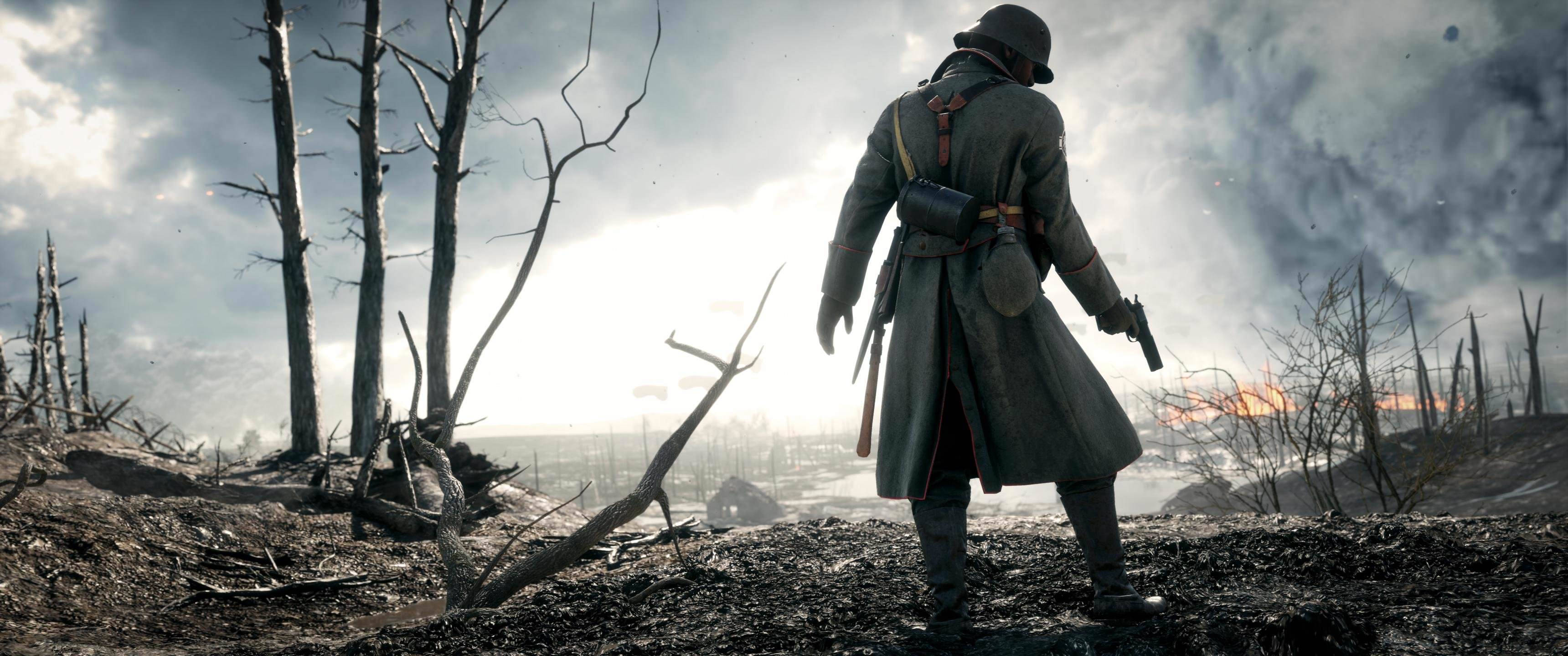 Play Battlefield 1 In Ultra-Wide 3440x1440 Picha ya Ukuta