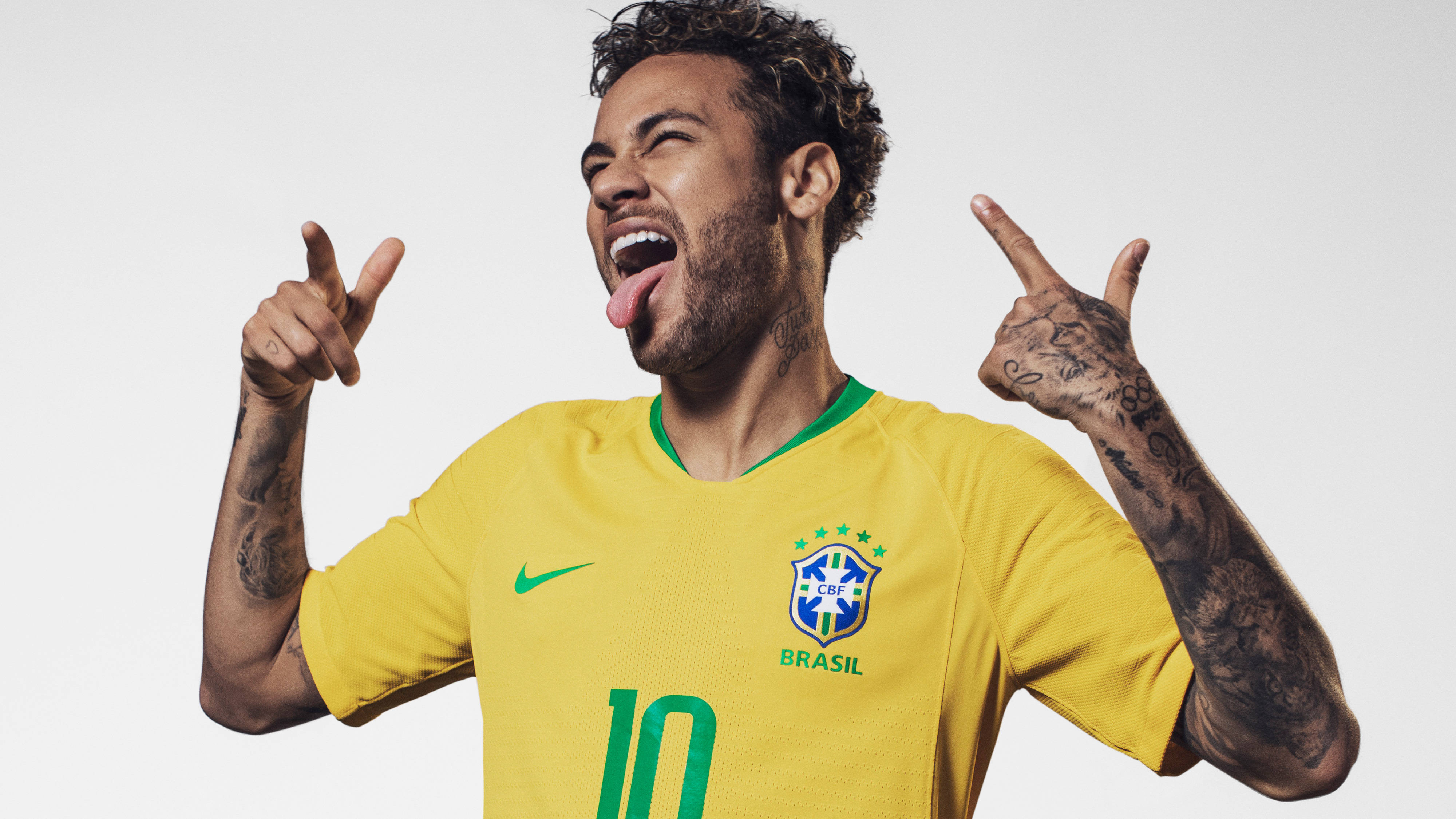 Poa Neymar Jr Uso wa Kuchekesha Picha ya Ukuta