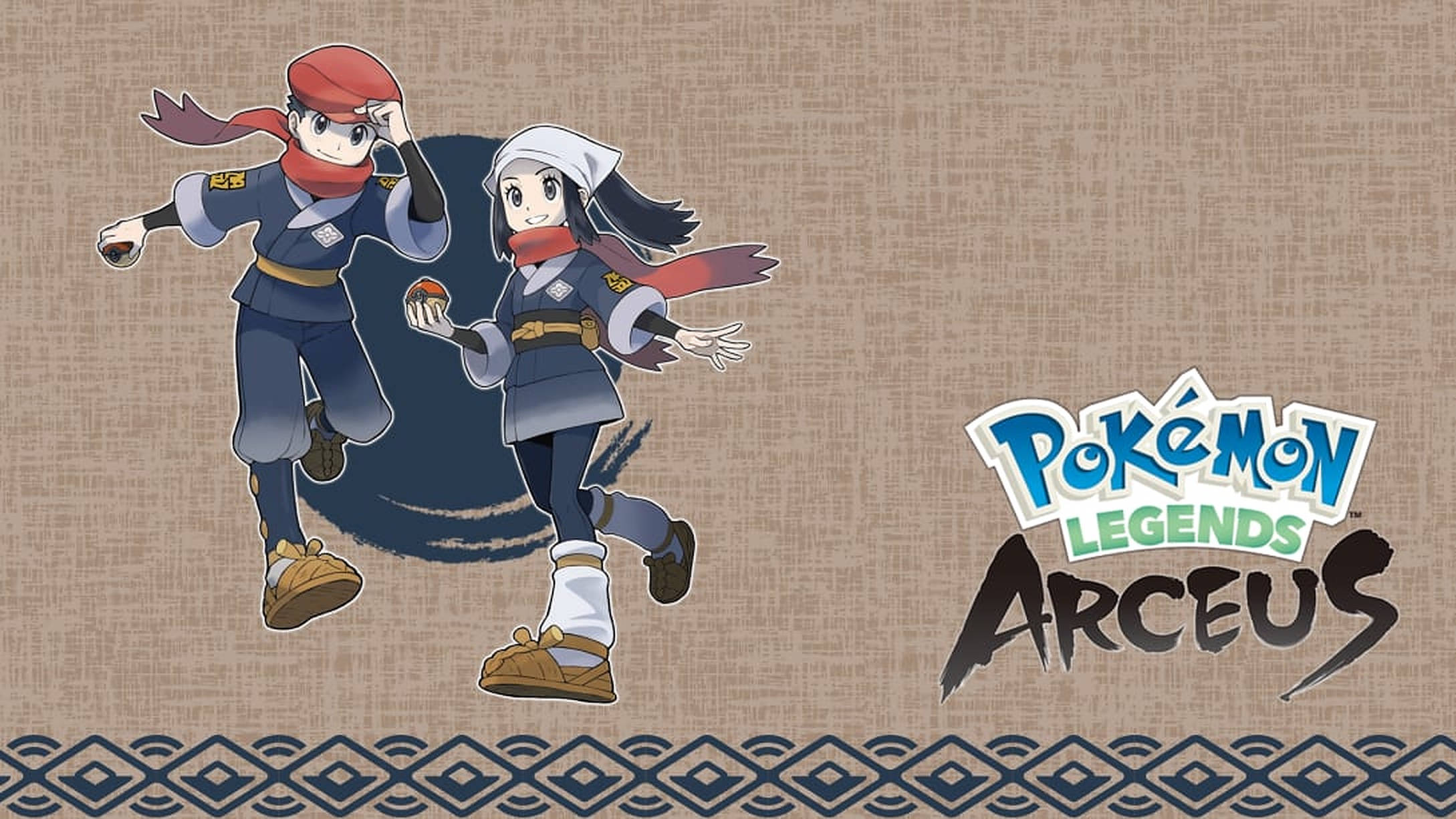 Pokemon Legends Arceus Akari na Rei Picha ya Ukuta