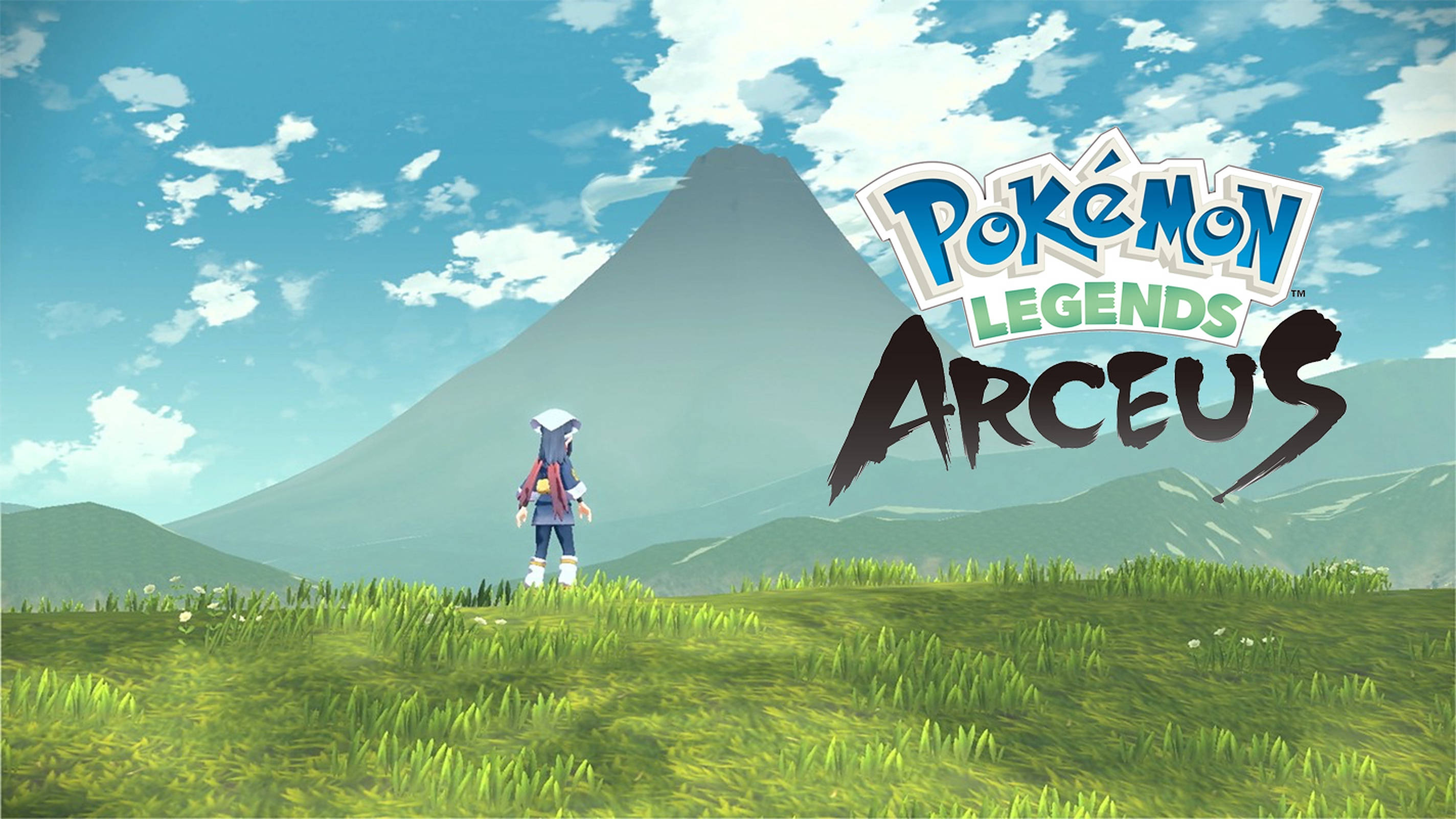 Pokemon Legends Arceus Mlima Mtazamo Picha ya Ukuta