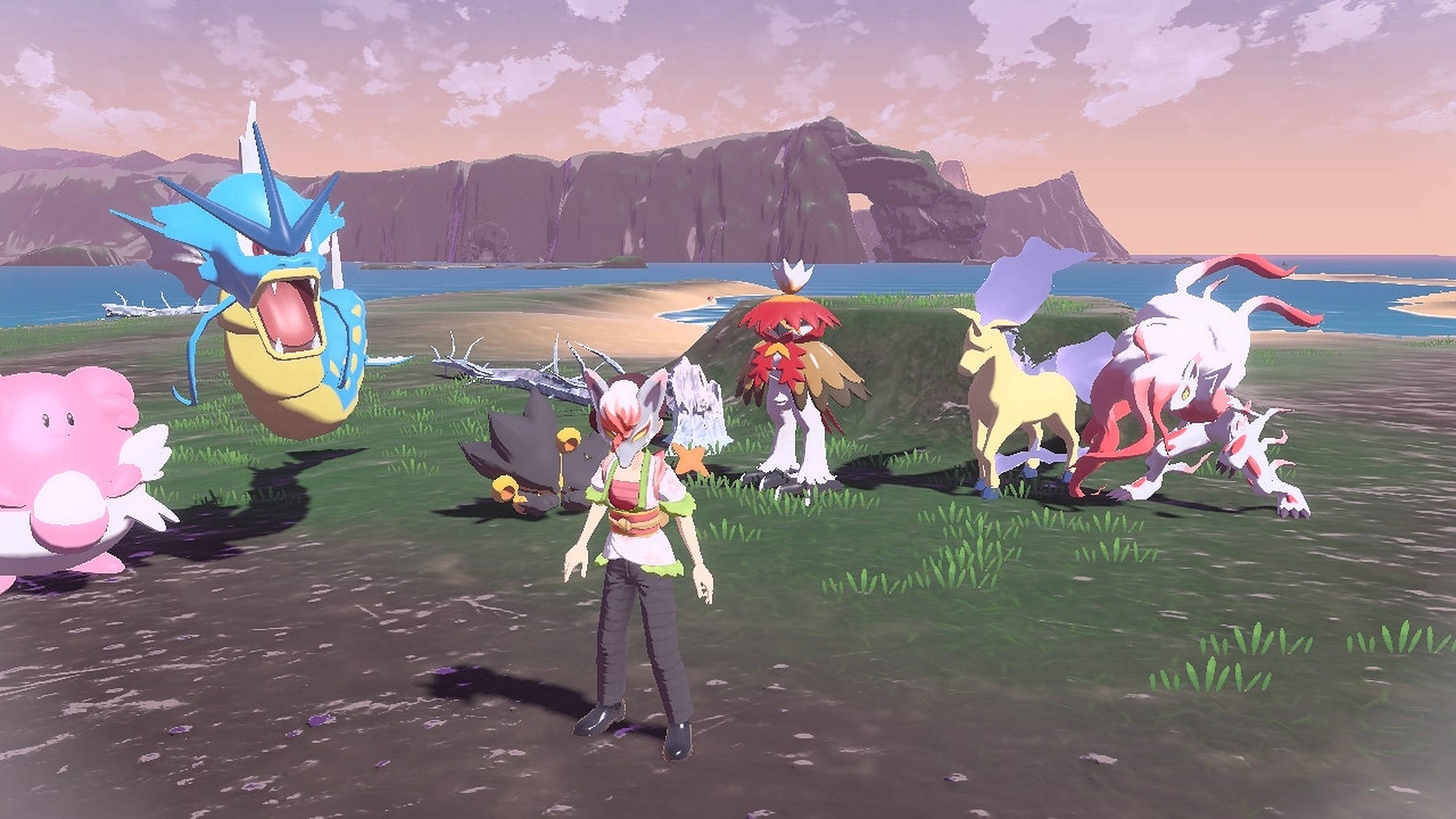 Pokemon Legends Arceus Pwani Picha ya Ukuta