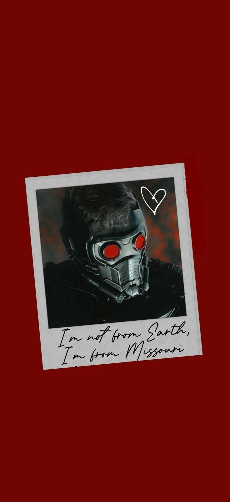 Polaroid ya Star Lord Picha ya Ukuta