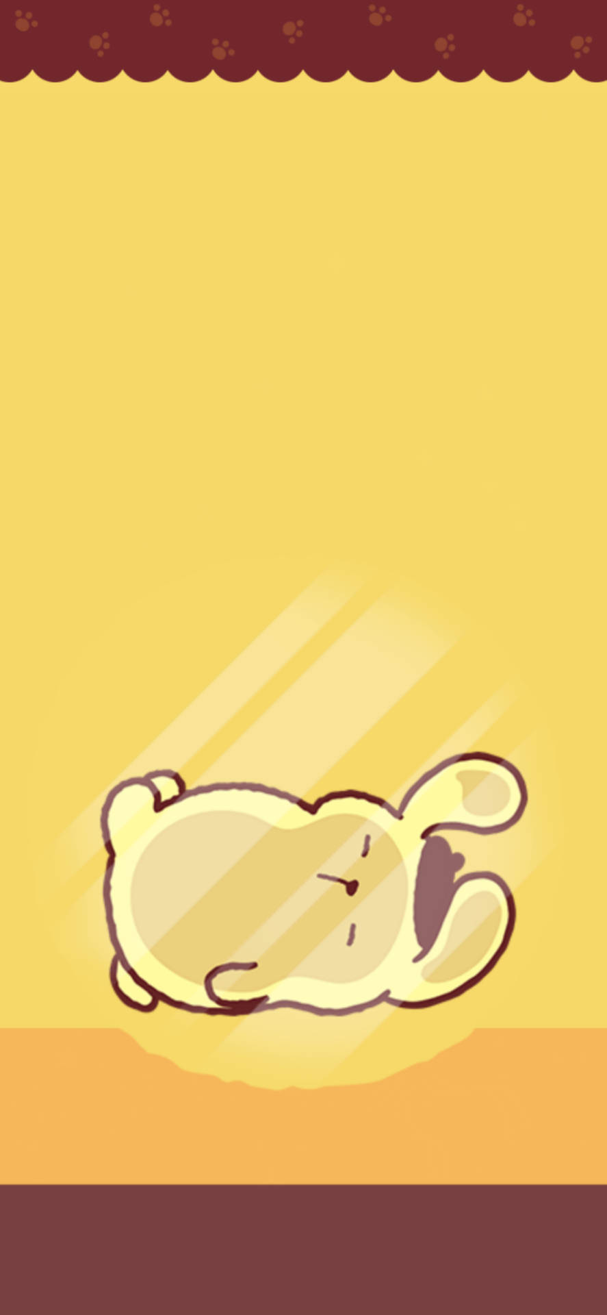 Pompompurin Yanafloti Picha ya Ukuta