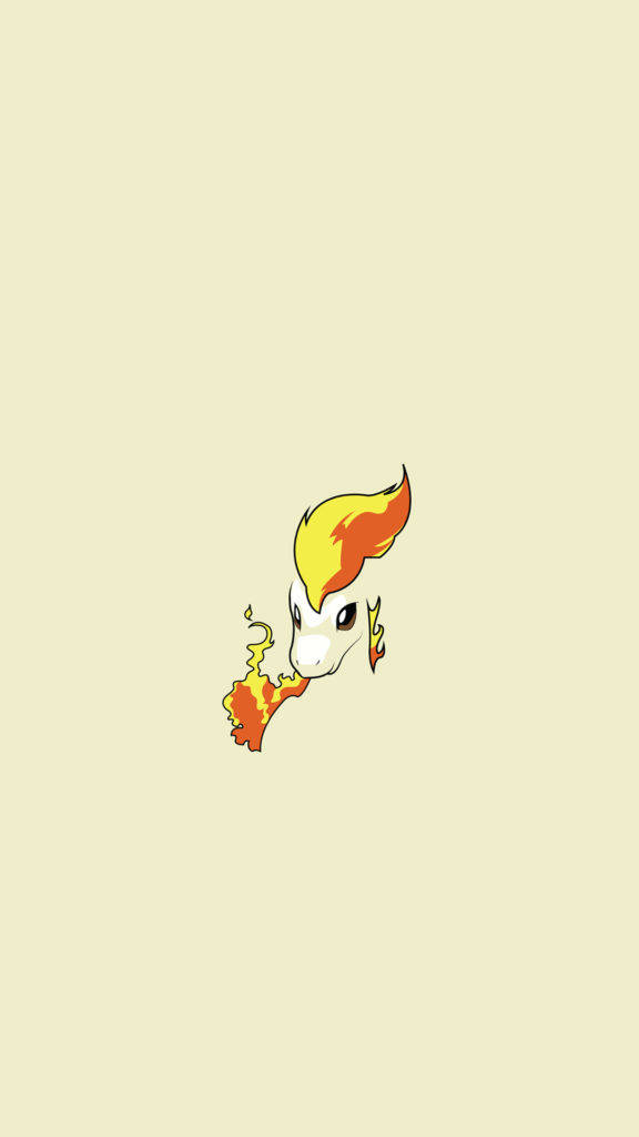Ponyta Uso wa Moto Pokemon iPhone Picha ya Ukuta