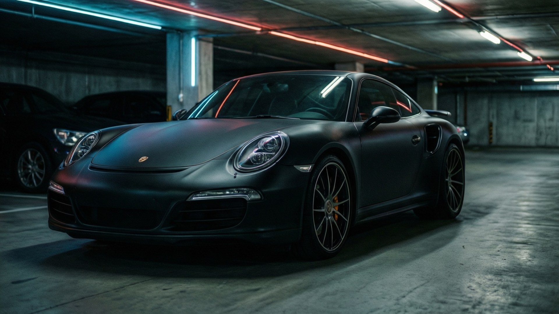Porsche Kivuli Picha ya Ukuta