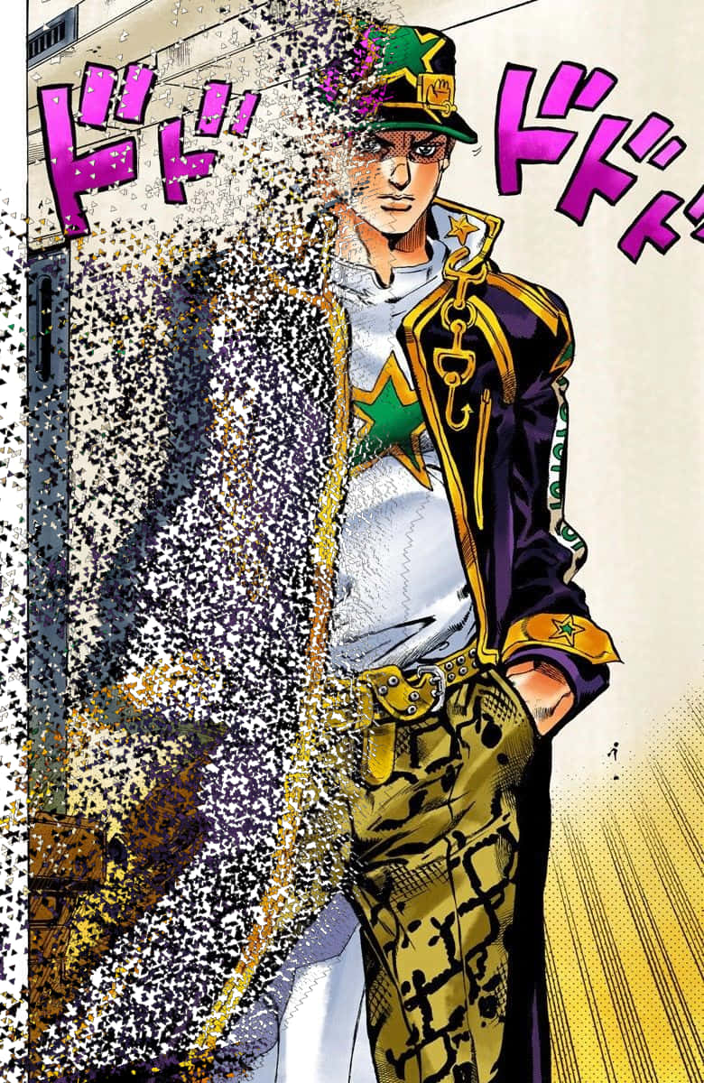 Posa ya Kijasusi ya Jotaro Kujo Picha ya Ukuta