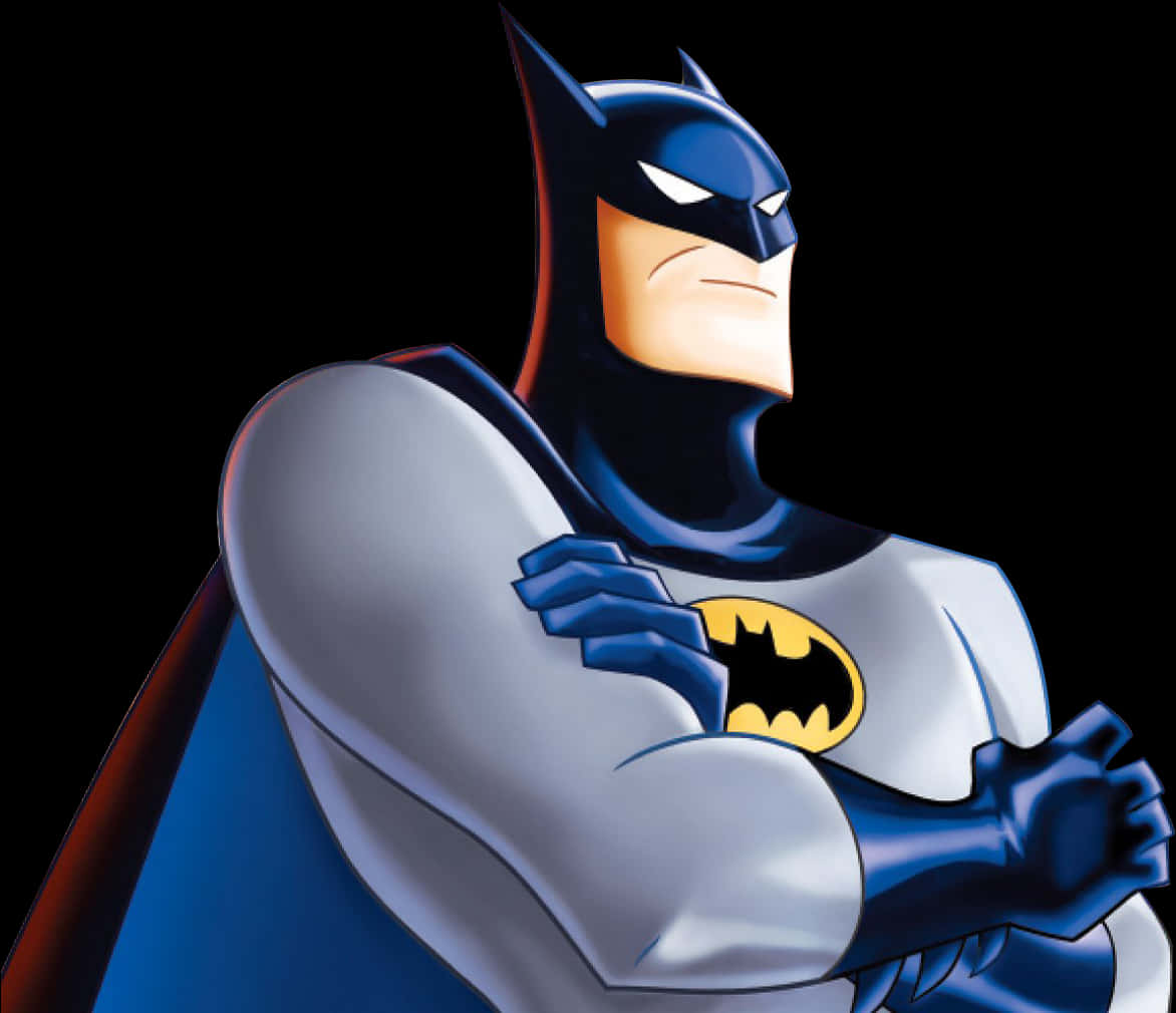 Pose ya Batman ya Katuni ya Kawaida Picha ya Ukuta