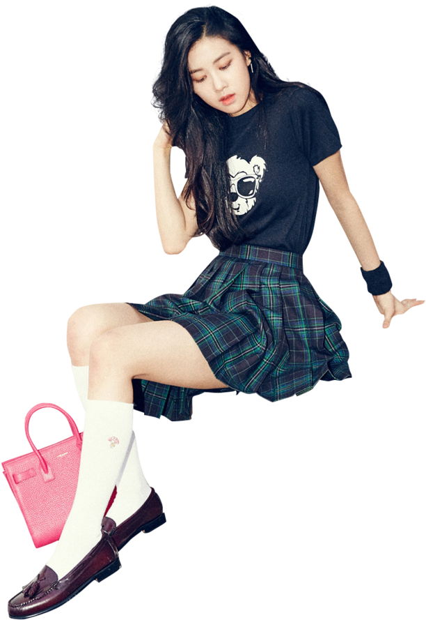 Pose ya Mwoneko wa Blackpink Picha ya Ukuta