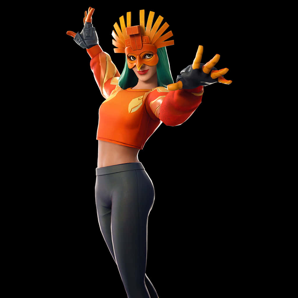 Pose ya Ngozi ya Sunbird ya Fortnite Picha ya Ukuta