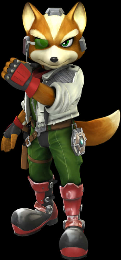 Pose ya Star Fox Character Picha ya Ukuta