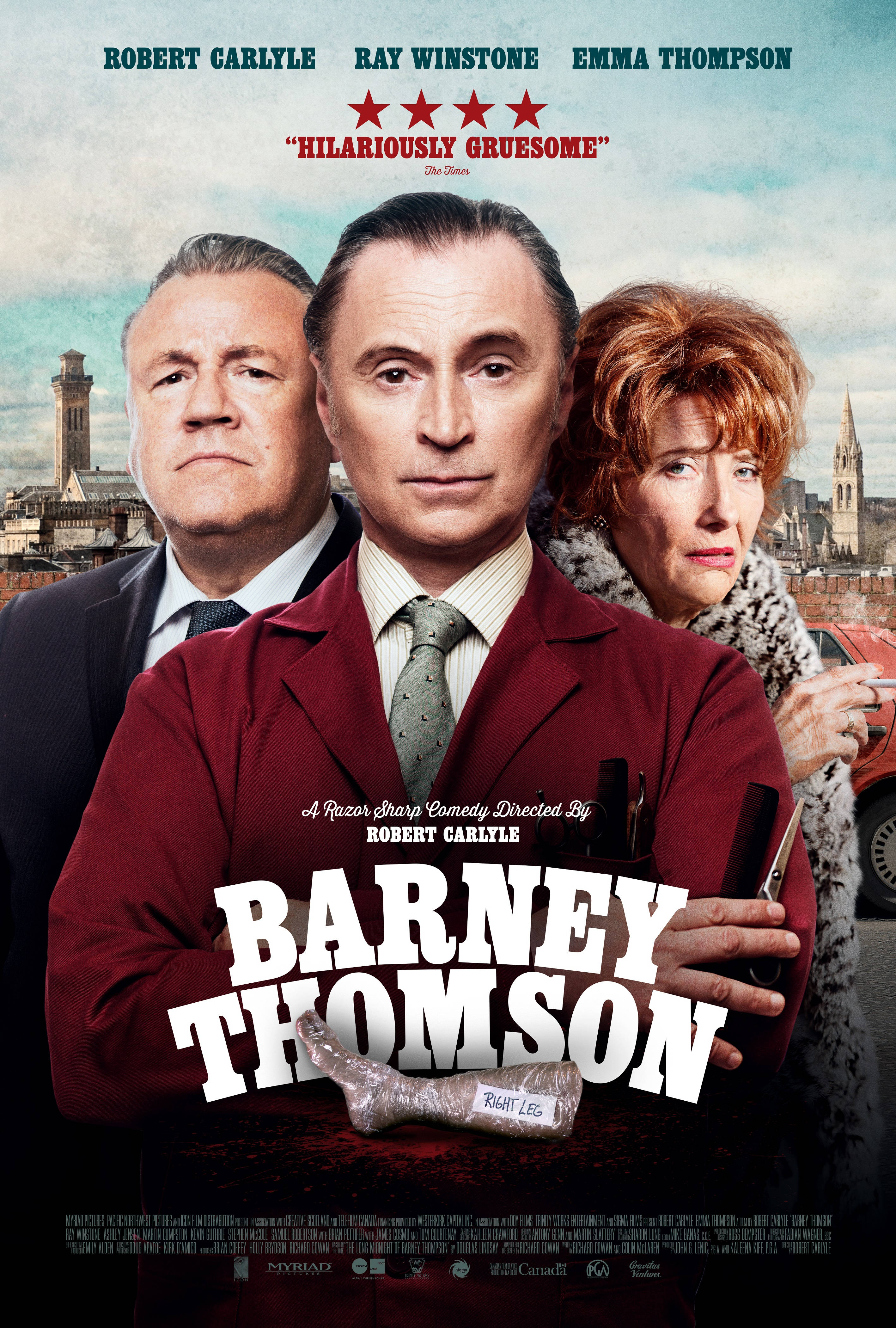 Posta ya Barney Thomson ya Robert Carlyle Picha ya Ukuta