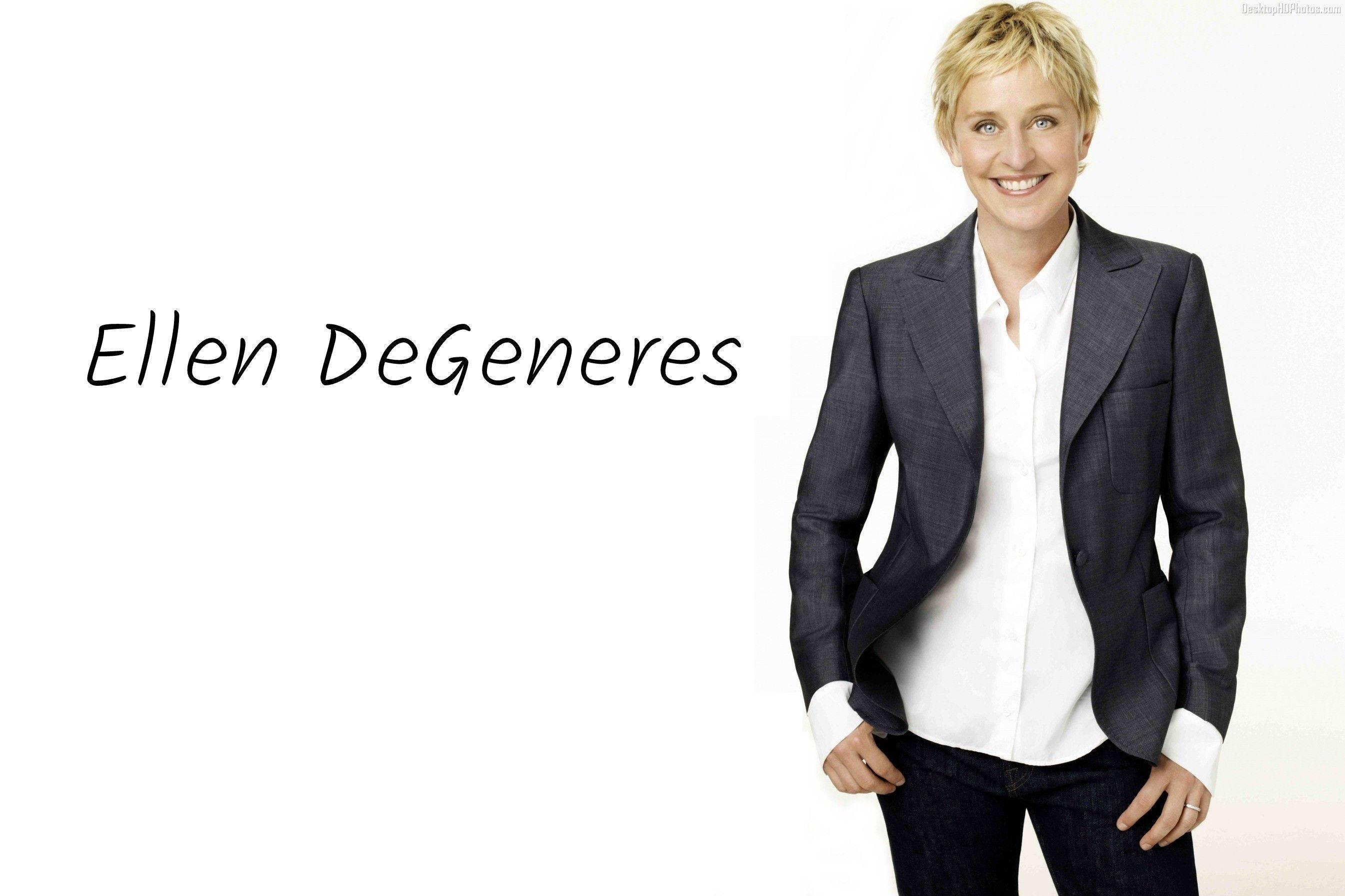 Posta ya Ellen Degeneres Pamoja na Jina Lake Picha ya Ukuta