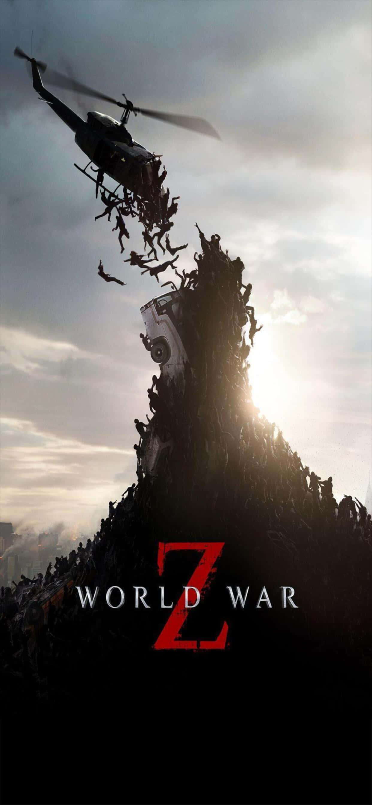 Poster Rasmi ya Filamu iPhone XS Max World War Z Background Picha ya Ukuta