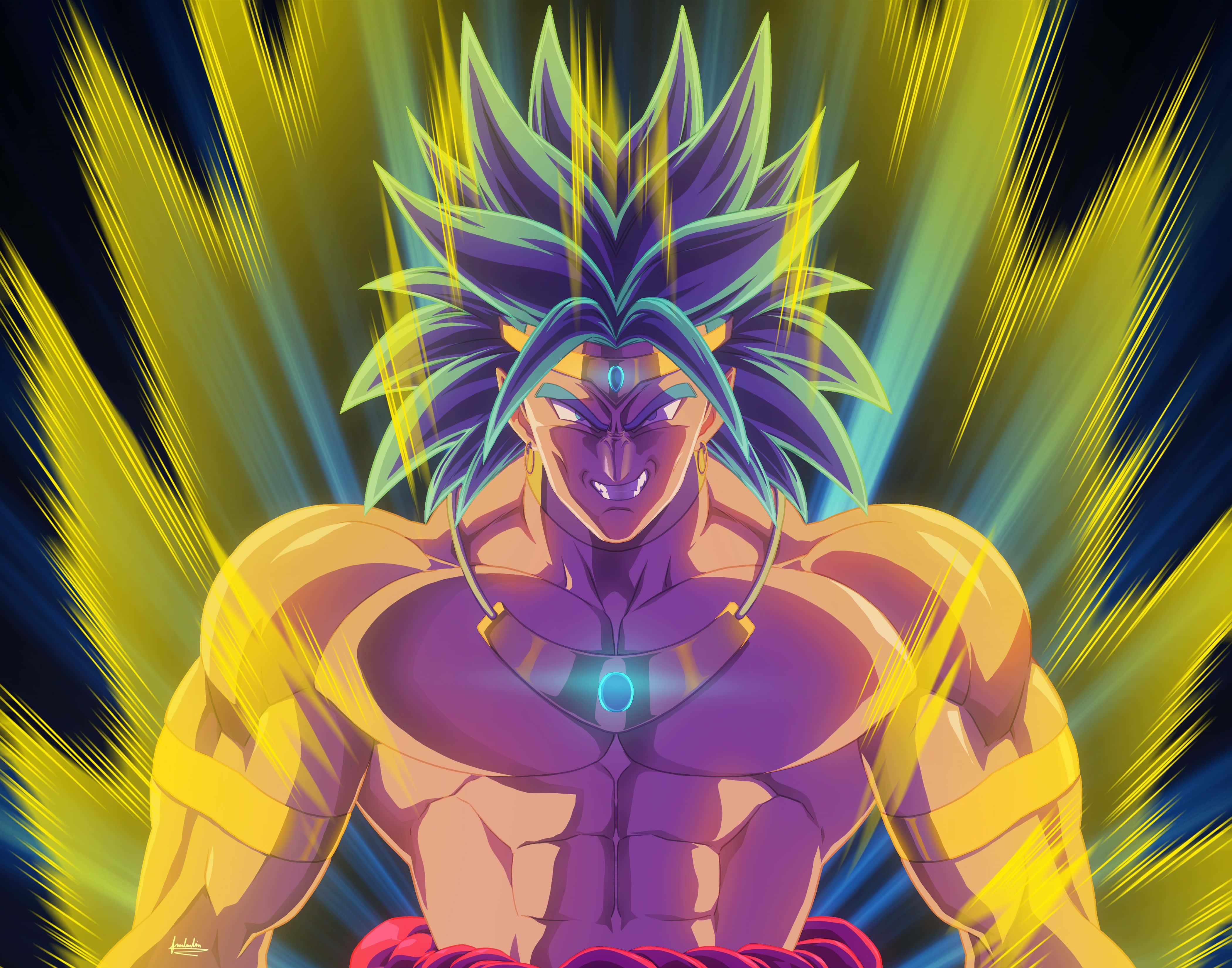 Power Rangers, Wamekusanyika Kumenyana na Super Broly Picha ya Ukuta