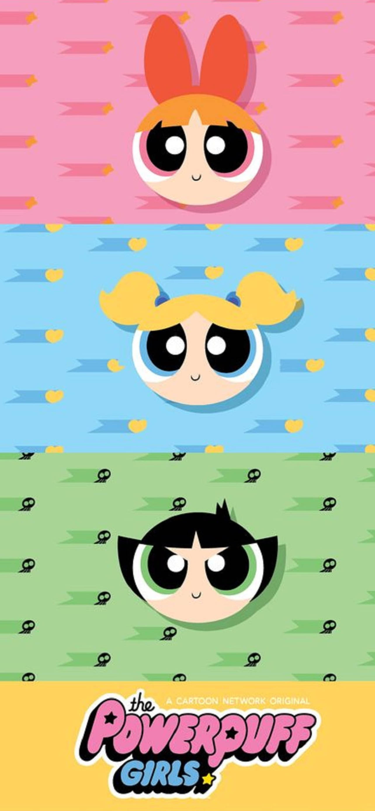 Powerpuff Girls Collage Poster Picha ya Ukuta