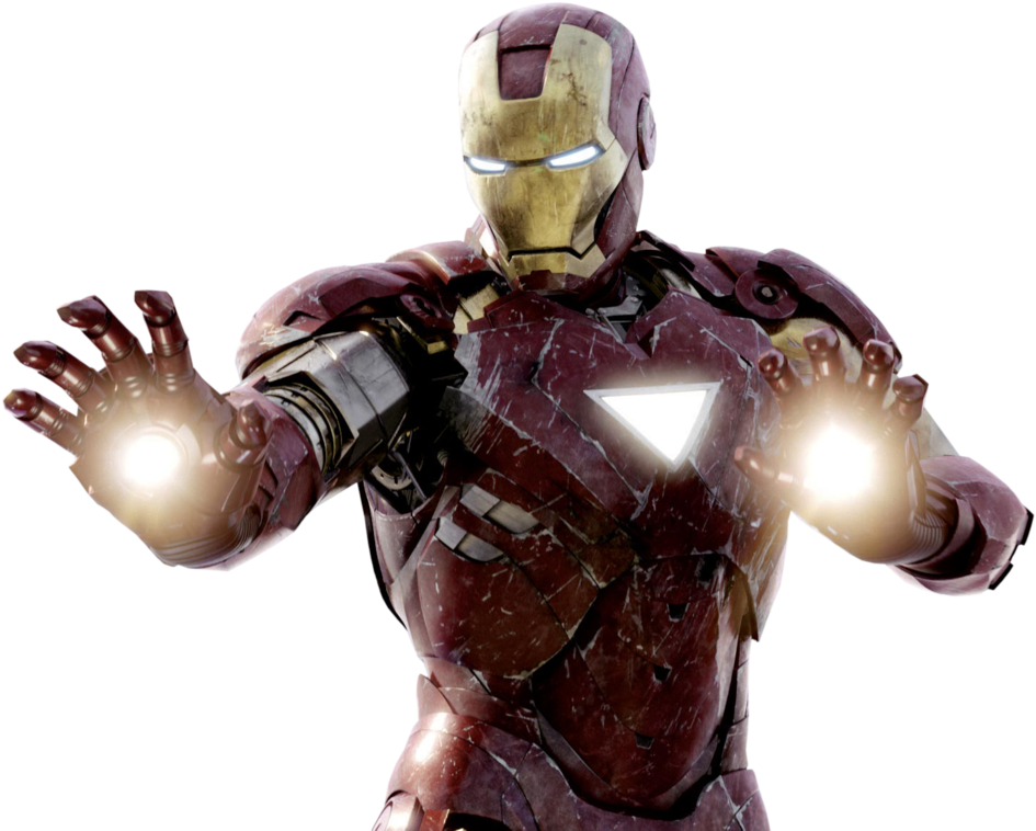 Pozaji ya Nguvu ya Iron Man Picha ya Ukuta