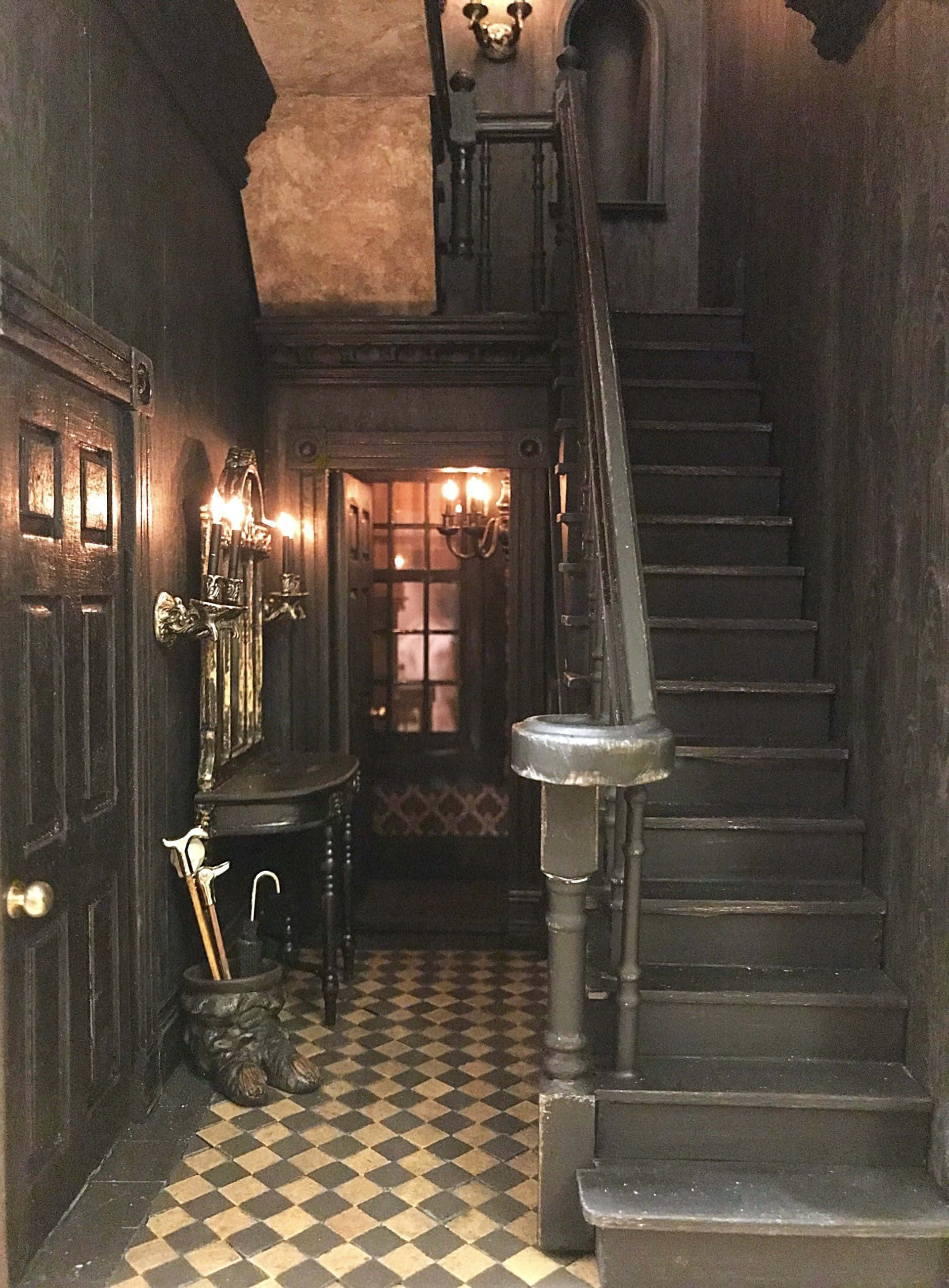 Prepare to enter the Hogwarts Dark Arts Classroom Picha ya Ukuta
