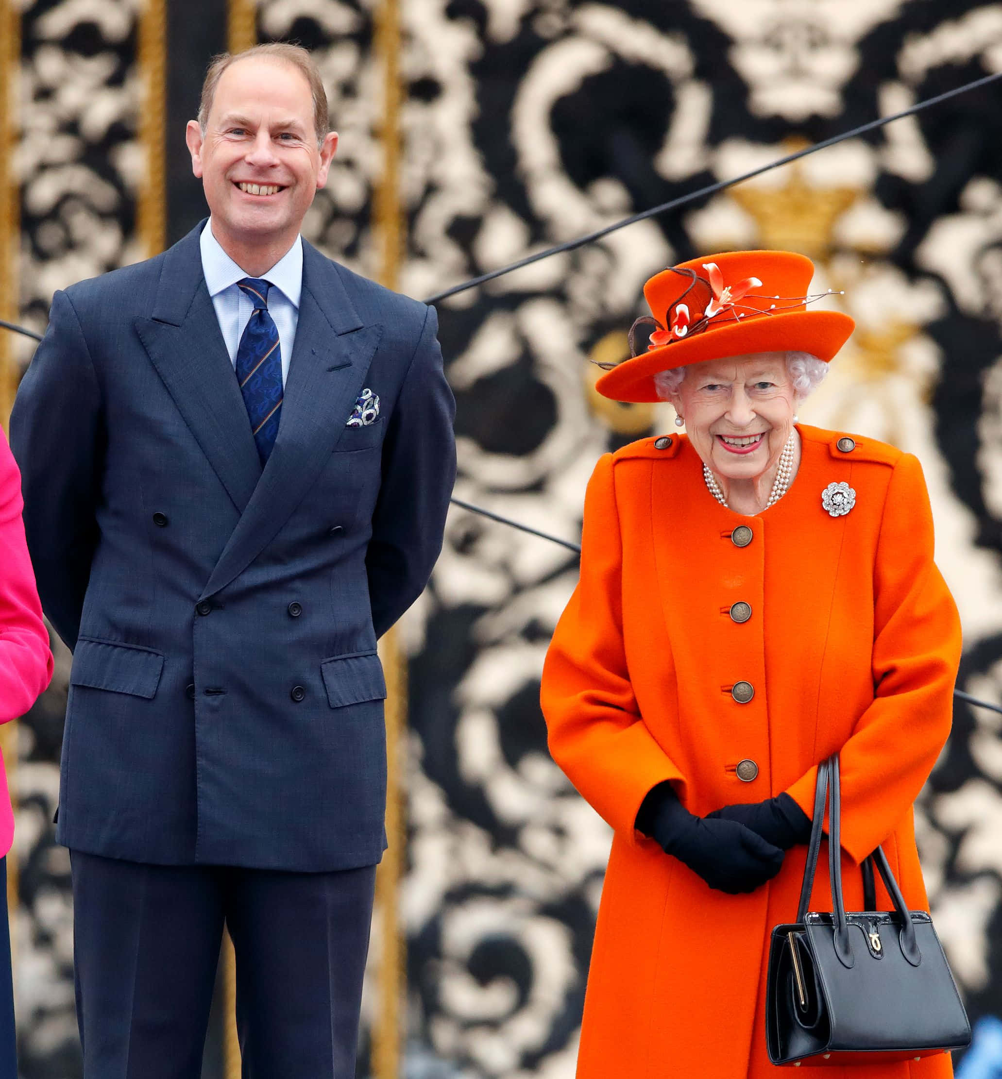 Prince Edward Na Malkia Elizabeth II Picha ya Ukuta