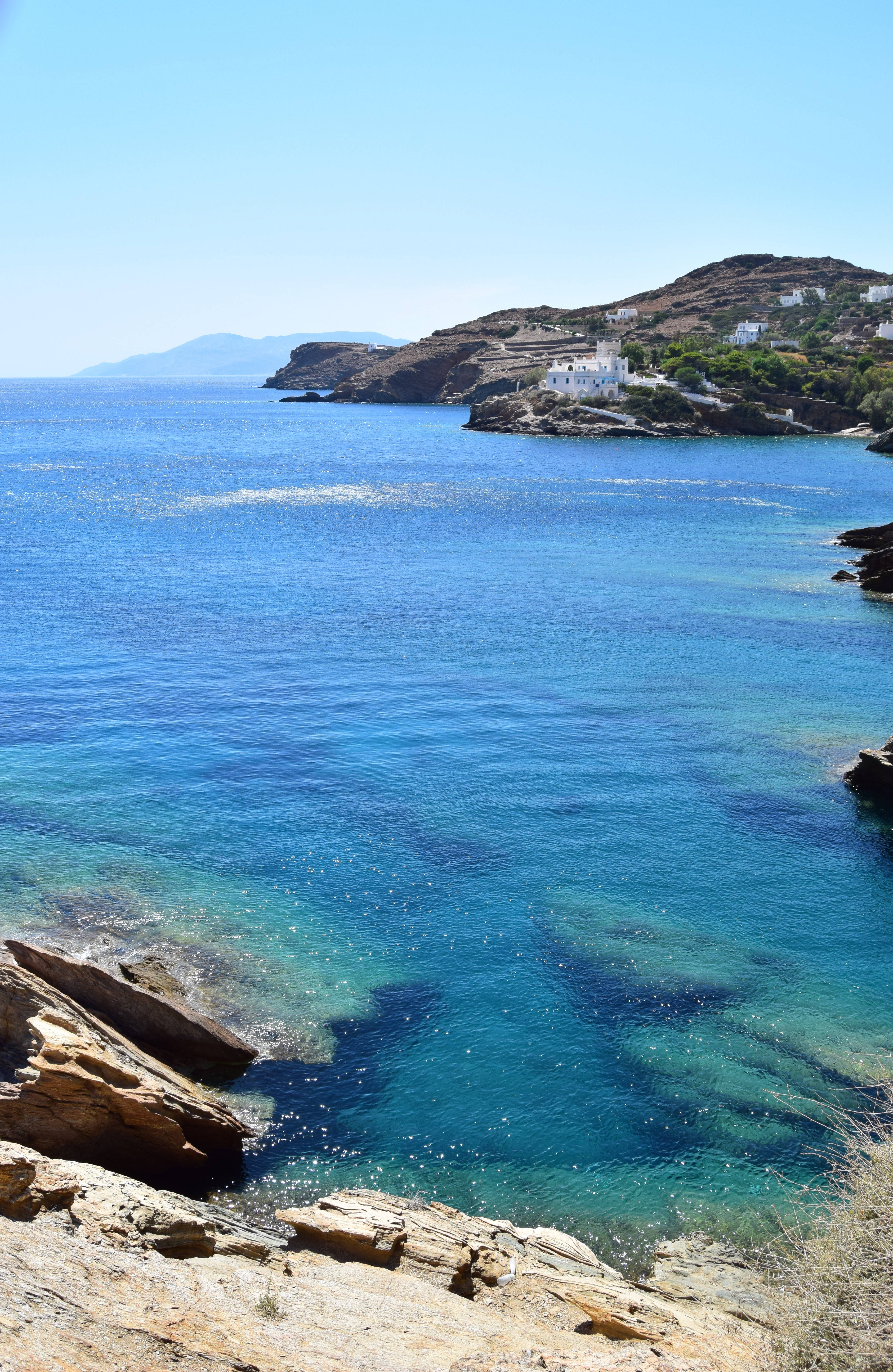 Pristine Island Greece iOS 13 Picha ya Ukuta