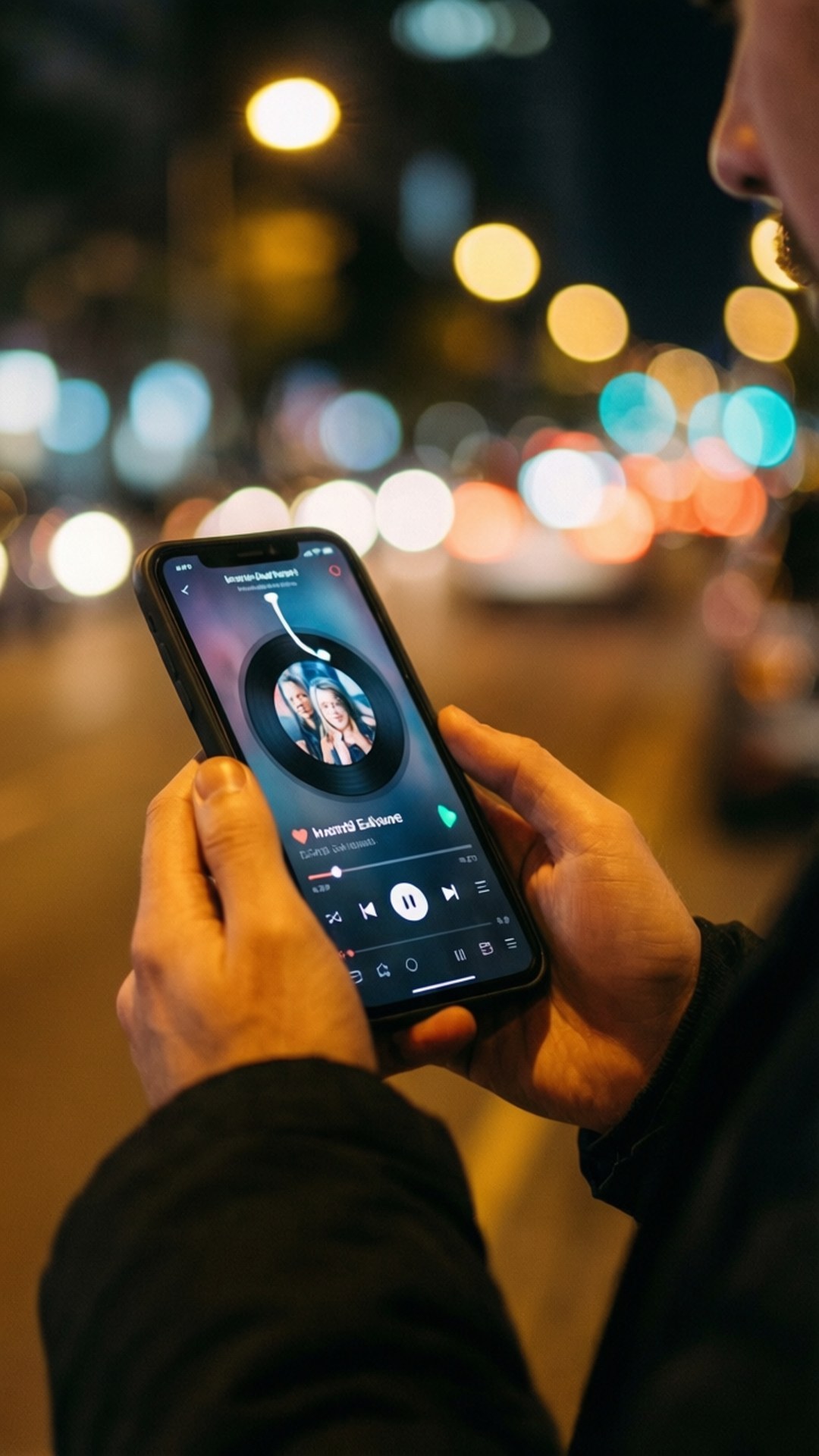 Programu ya Muziki Usiku Picha ya Ukuta