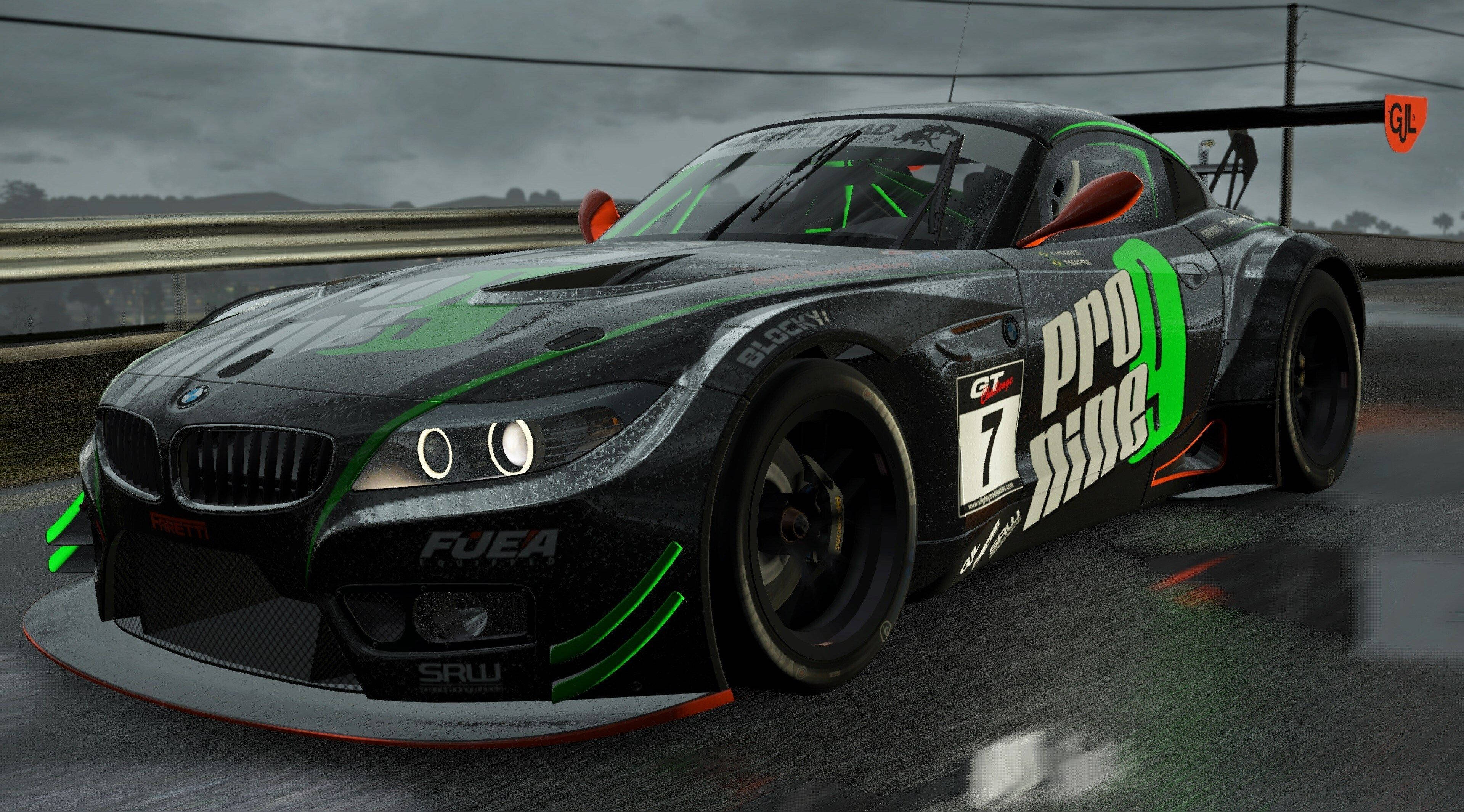Project Cars 4K Nyeusi Bmw M6 Picha ya Ukuta
