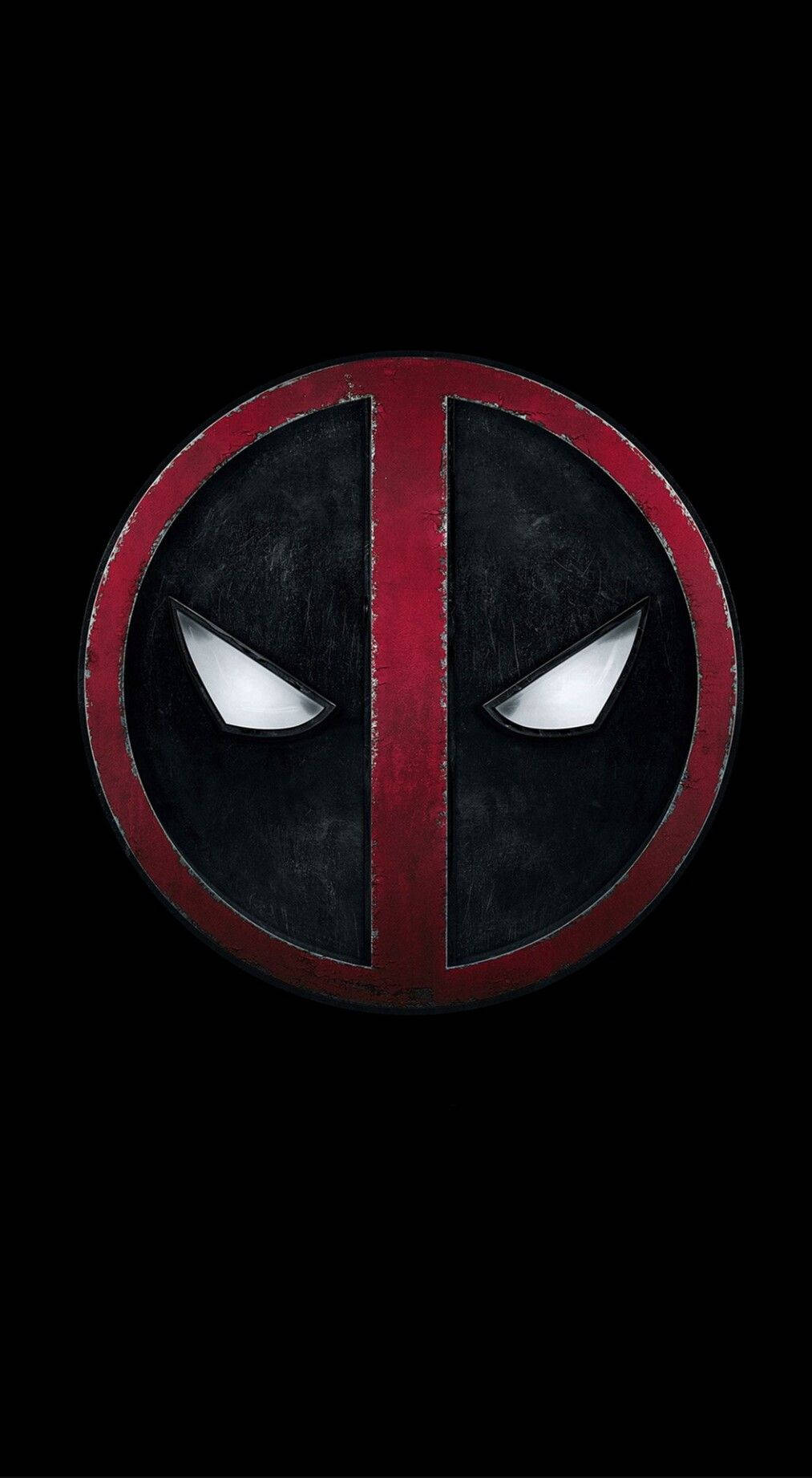 Protect Your Device with Deadpool's Mask Logo Picha ya Ukuta