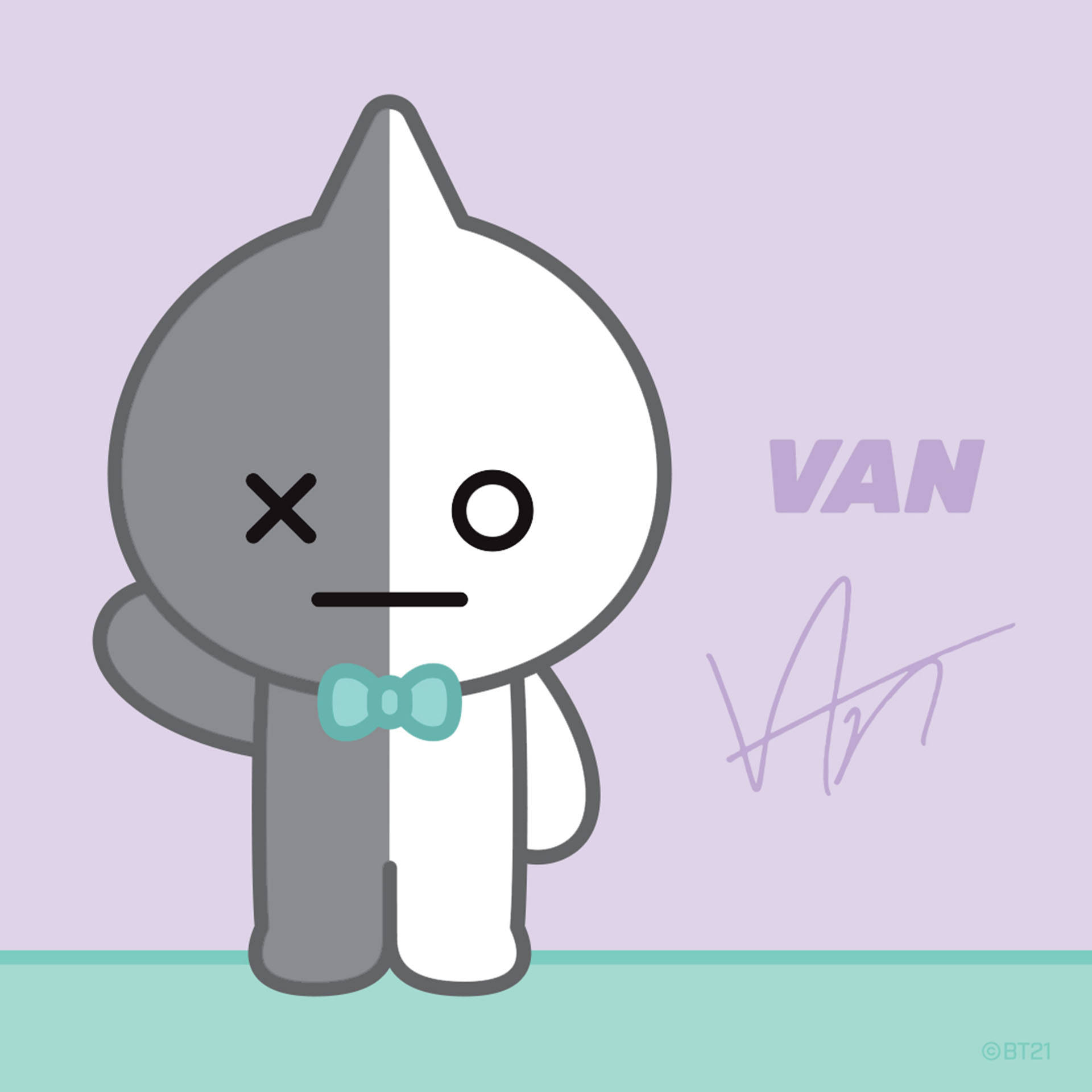 Protector Van BT21 Picha ya Ukuta