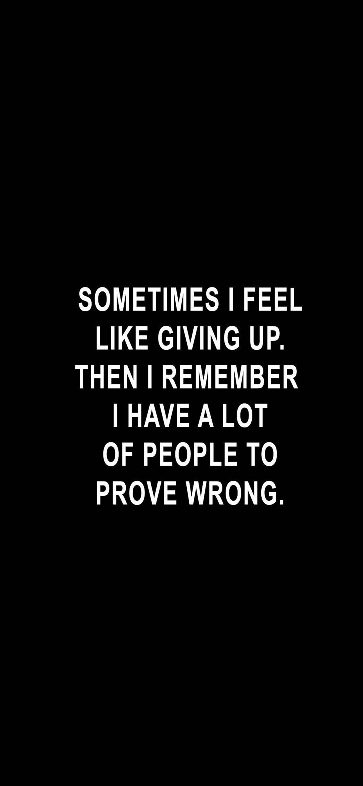 Prove Wrong Motivational iPhone Picha ya Ukuta