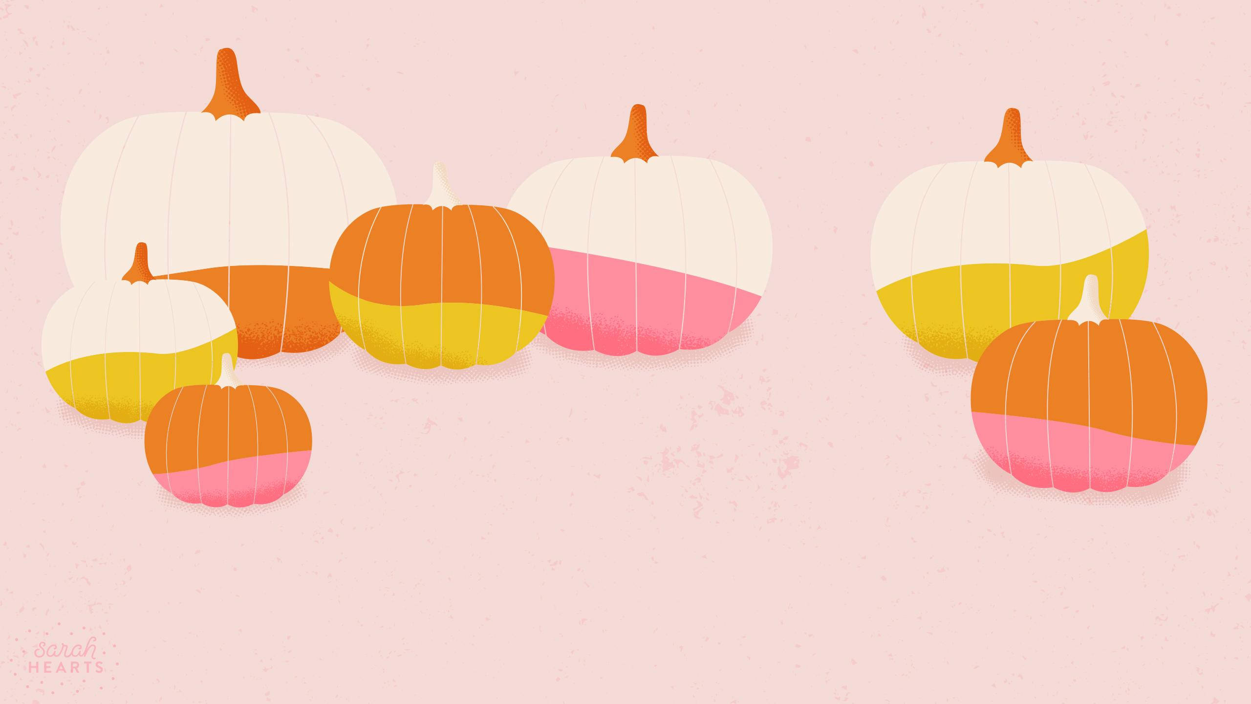 Pumpkin za Kuishi za Kuwa na Rangi za Kuishi Picha ya Ukuta