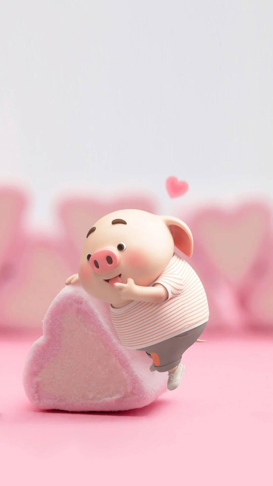 Pumu Moyo wa Marshmallow Mzuri Picha ya Ukuta