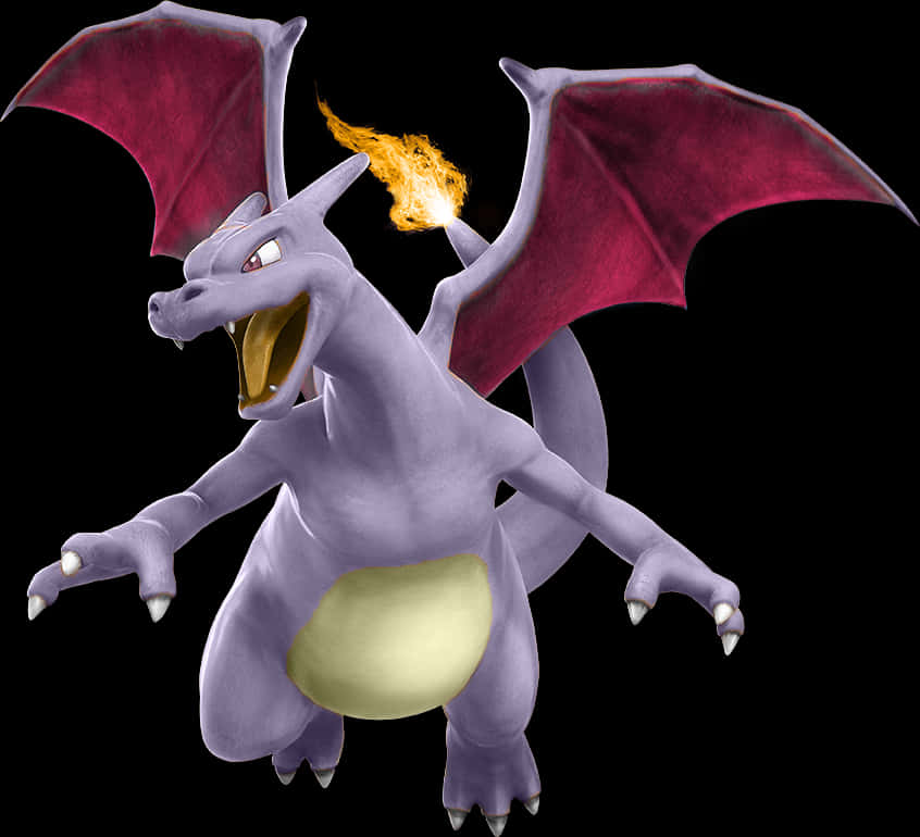 Pumzi ya Moto Charizard Picha ya Ukuta