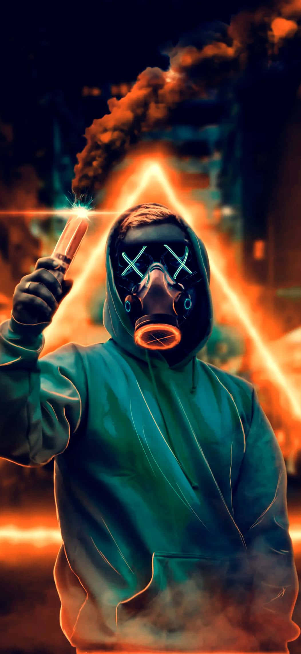 Purge Mtu Mzuri na Mask Picha ya Ukuta