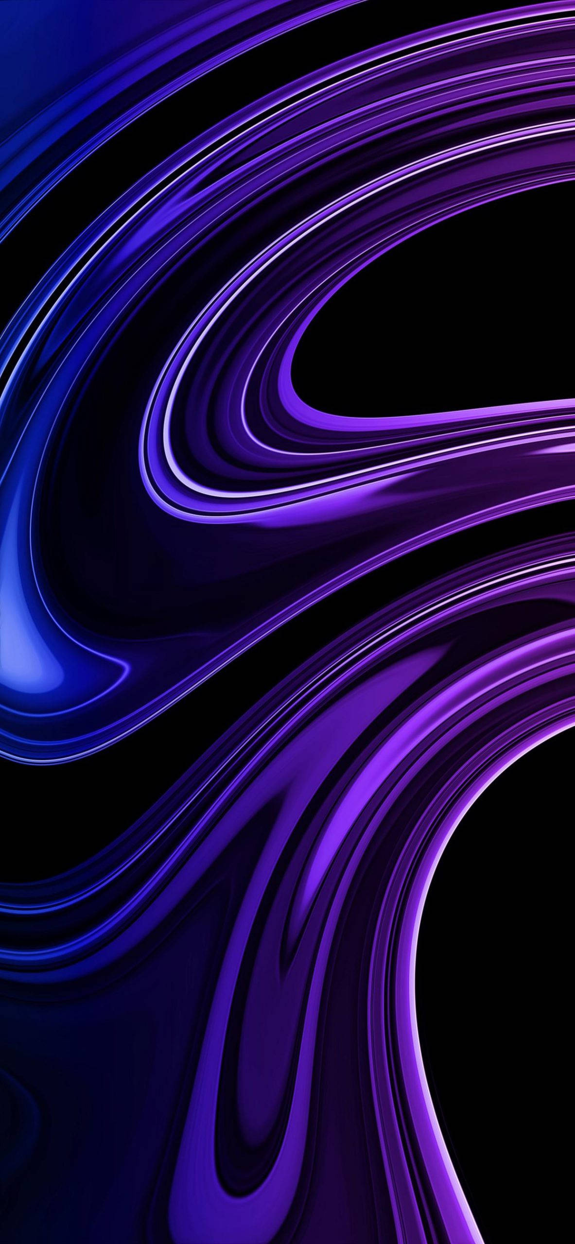 Purple Liquid iPhone 12 Picha ya Ukuta