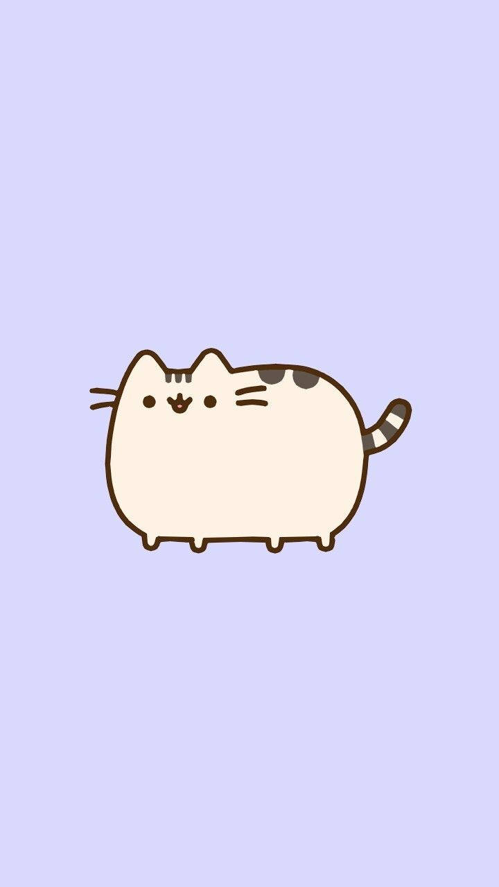 Pusheen Paka wa Katuni Picha ya Ukuta