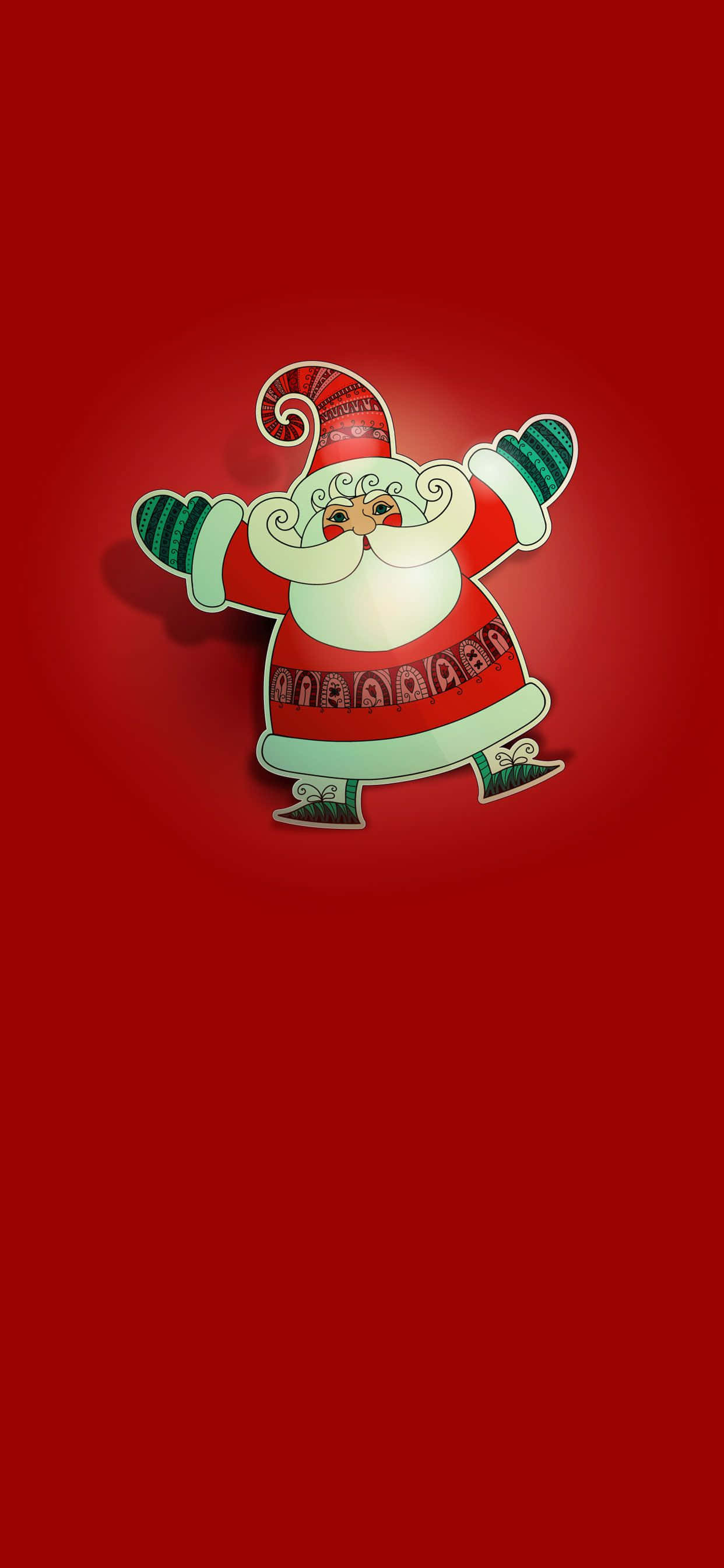 Put your holiday cheer into your phone with this Funny Christmas iPhone wallpaper! Picha ya Ukuta