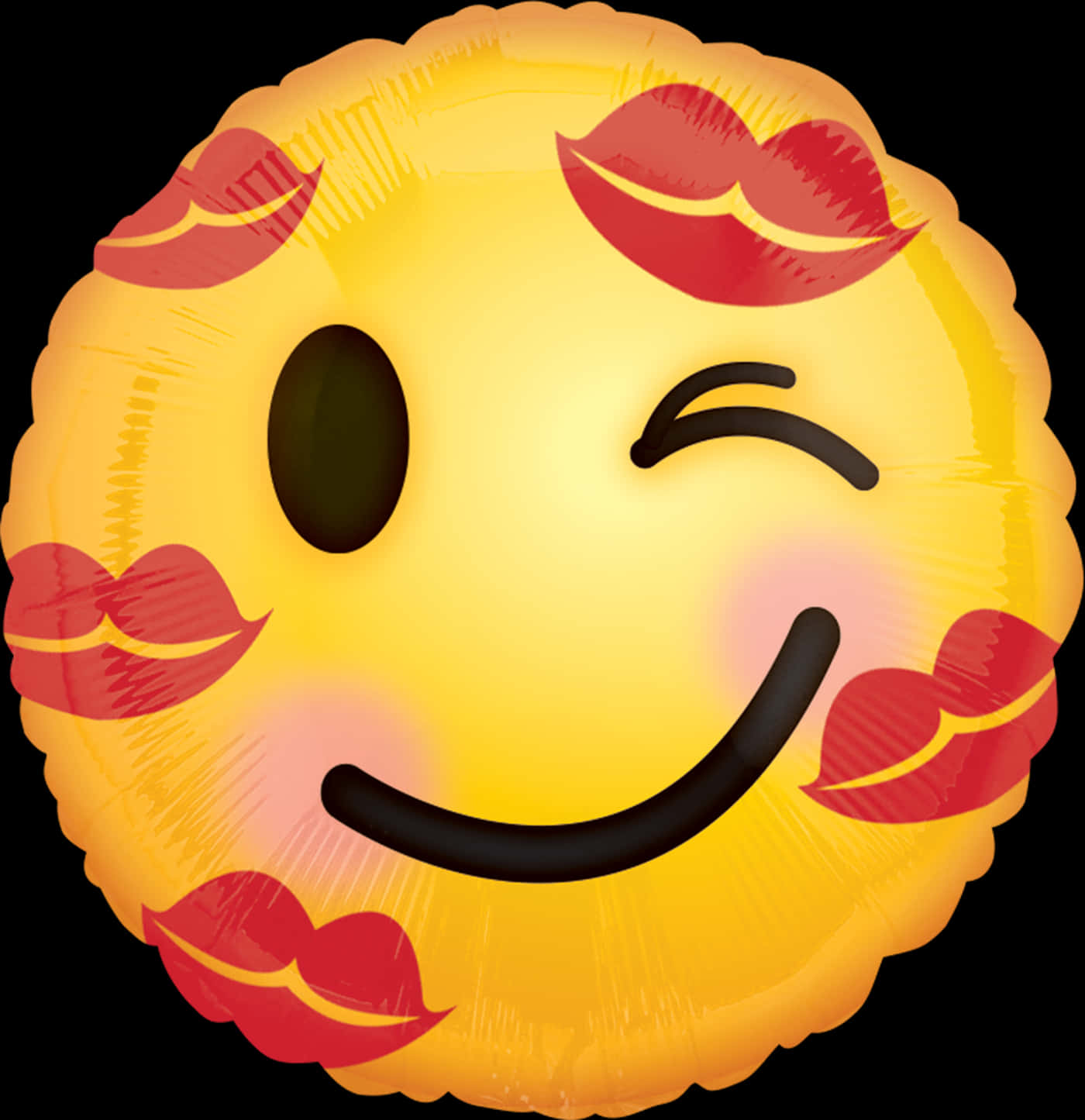 Puto ya Emoji ya Kubembeleza na Kukonyeza Picha ya Ukuta