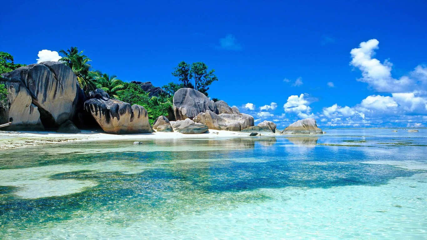 Pwani ya HD Kisiwa Sri Lanka Picha ya Ukuta