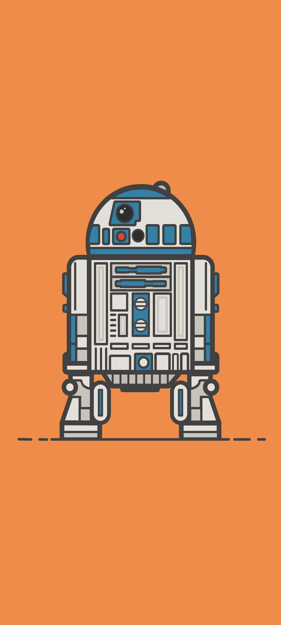 R2D2, droid ikoni wa Star Wars Picha ya Ukuta