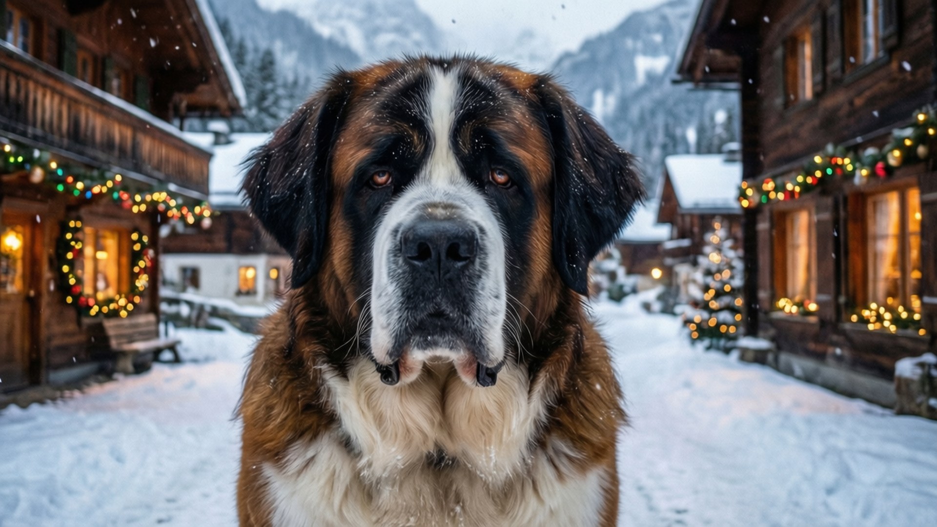 Rafiki wa Alpine Picha ya Ukuta