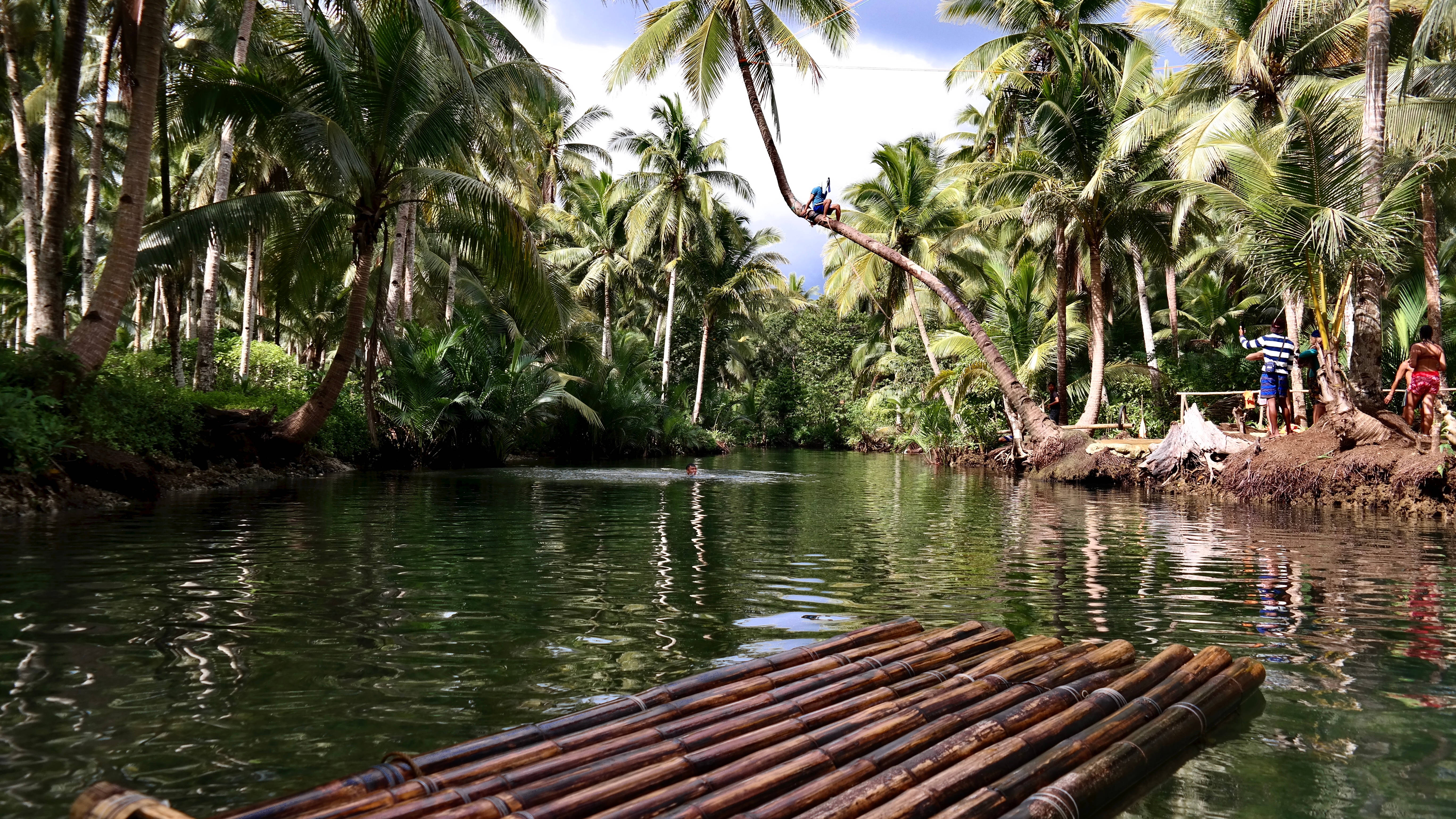 Rafu ya Mto Maasin wa Siargao Island Picha ya Ukuta