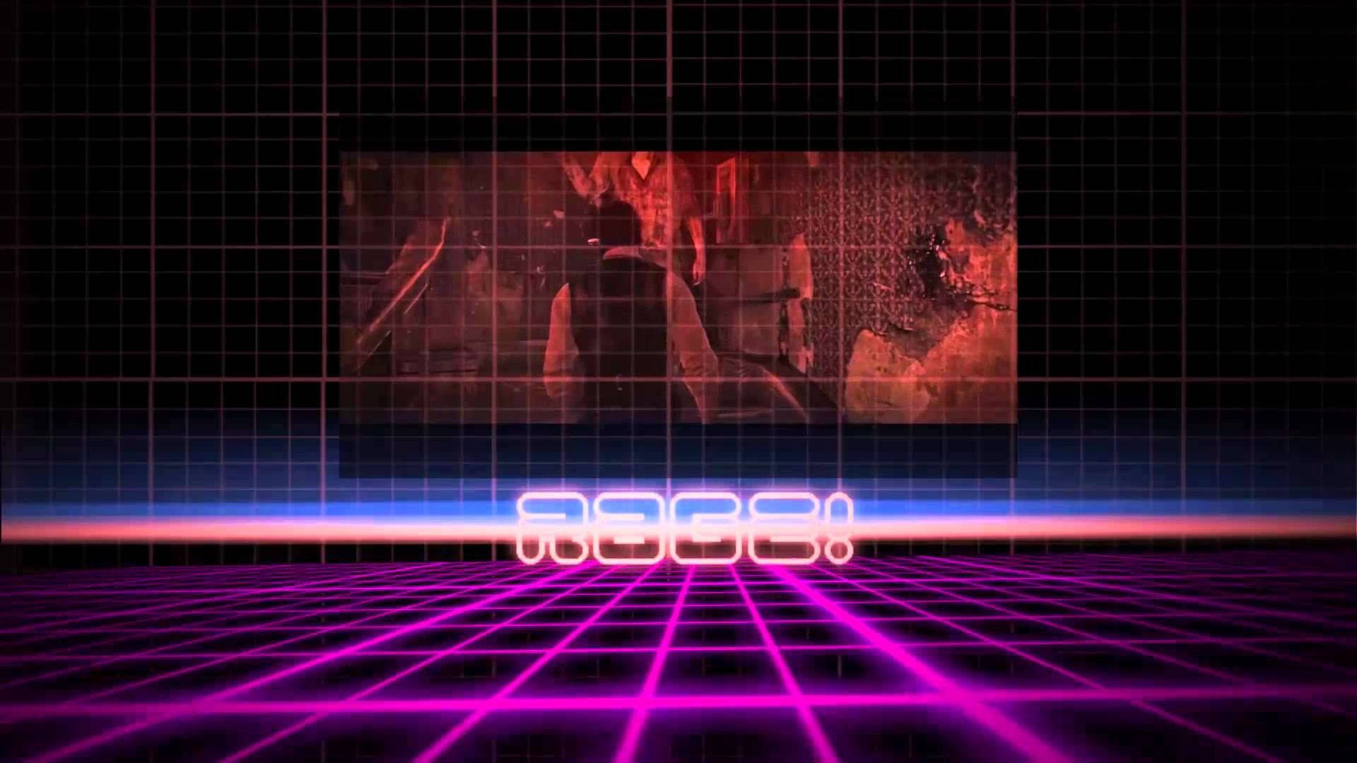 Rage ya Retro Aesthetic Picha ya Ukuta