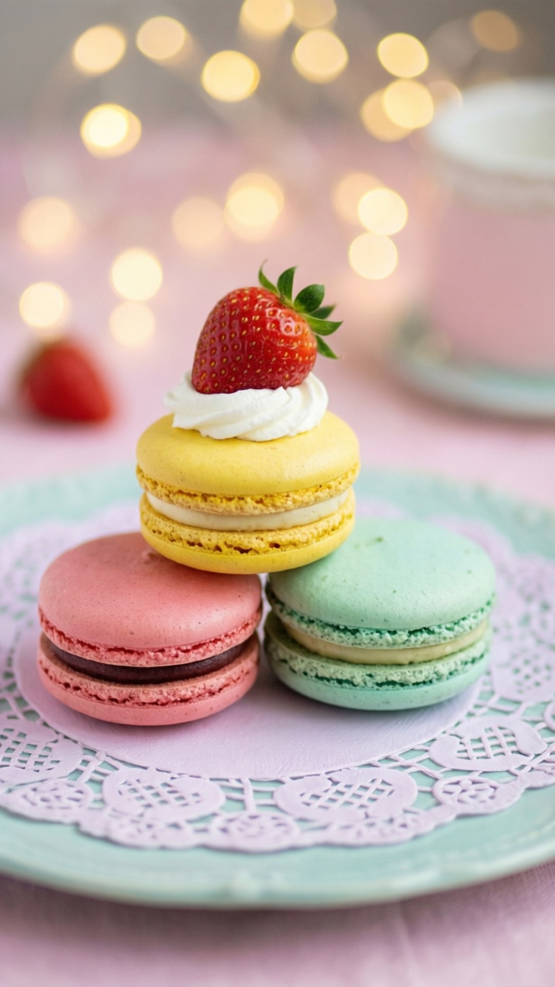 Raha ya Macaron Picha ya Ukuta