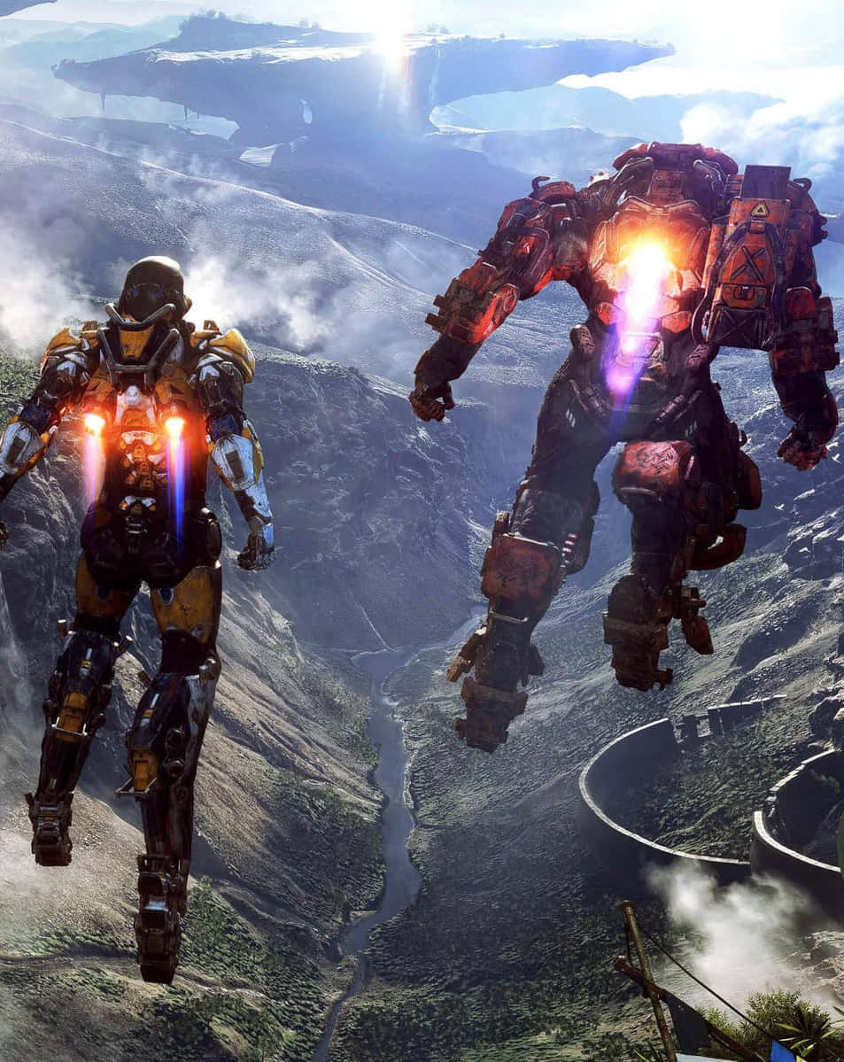 Ranger & Colossus Pixel 3 Anthem Mandhari Picha ya Ukuta