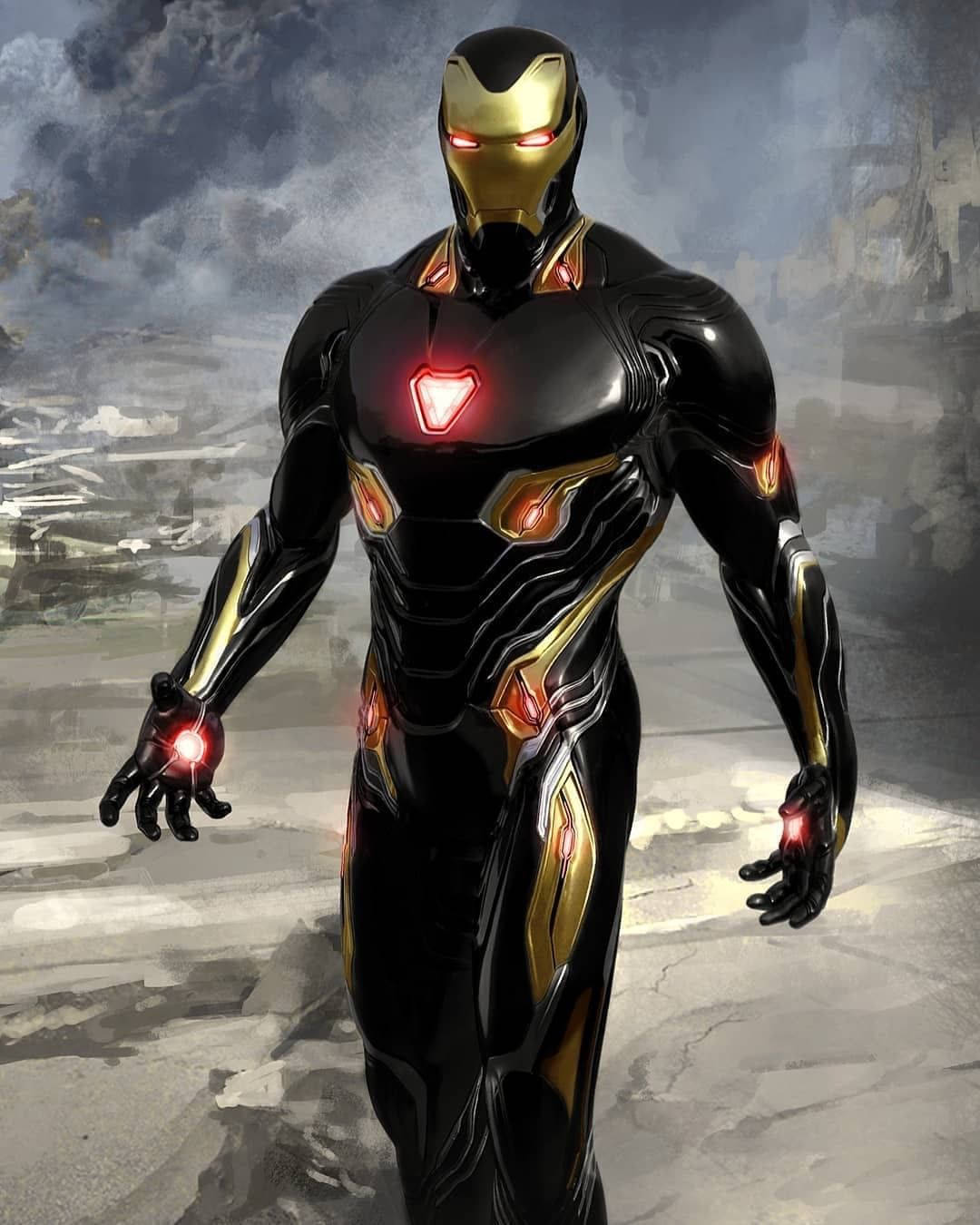 Rangi Mbadala za Iron Man Mark 85 Picha ya Ukuta
