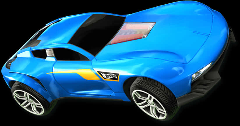 Rangi ya Gari la Rocket League ya Bluu Picha ya Ukuta